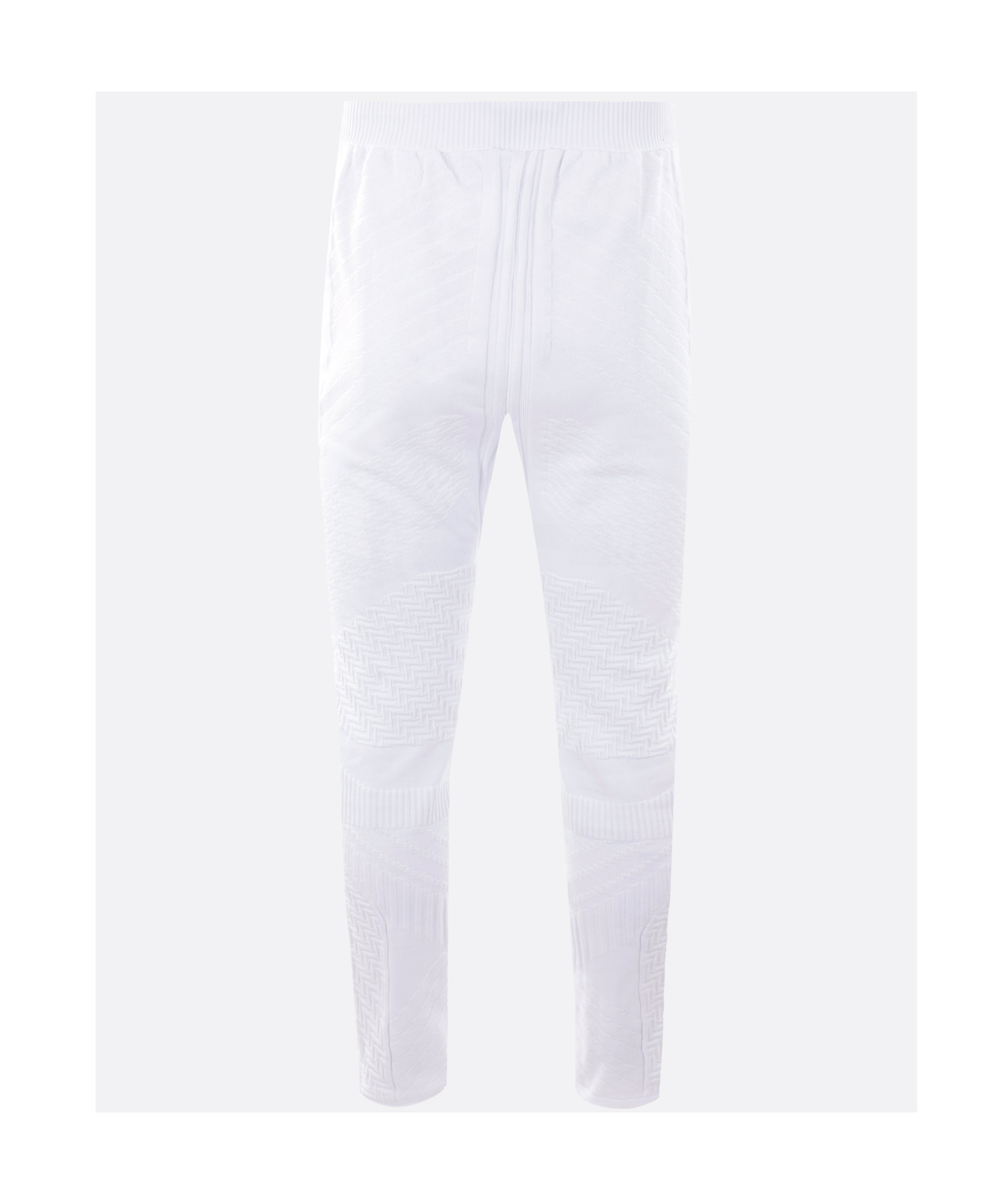 Prada Jacquard Paneled Leggings In White
