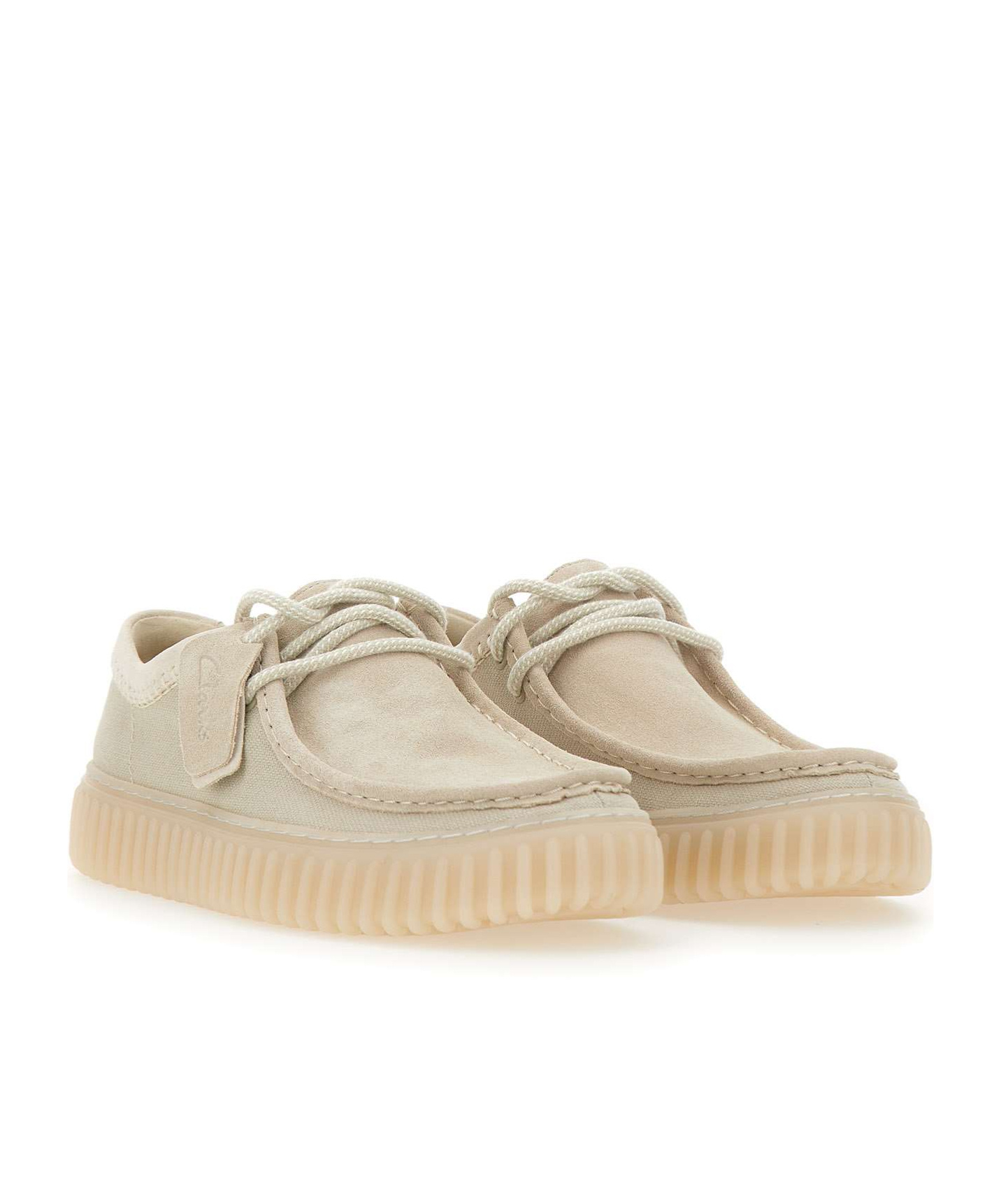 Clarks Lace-up Low-top Sneakers In Nude