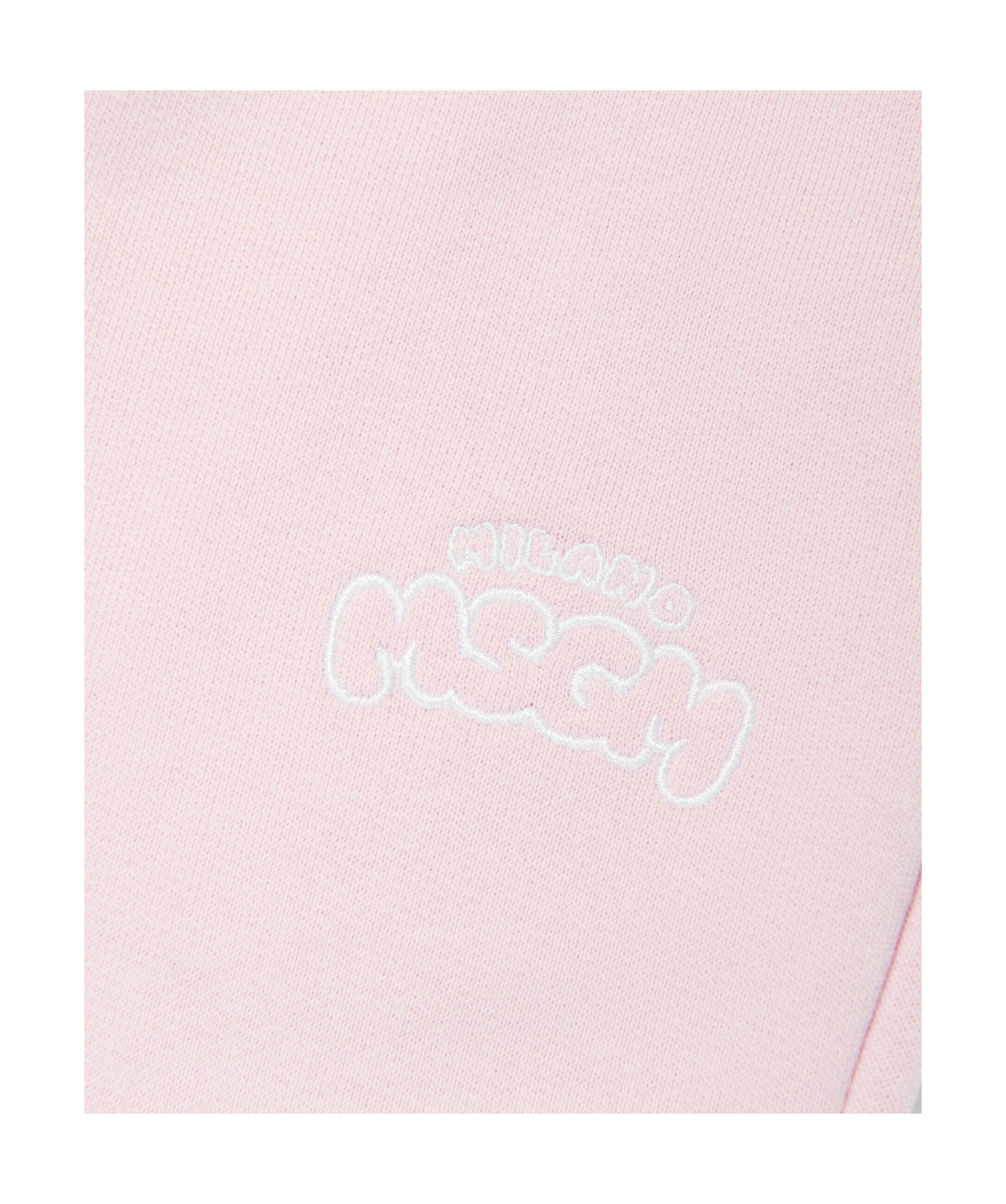 Msgm Logo-embroidered Track Pants In Pink