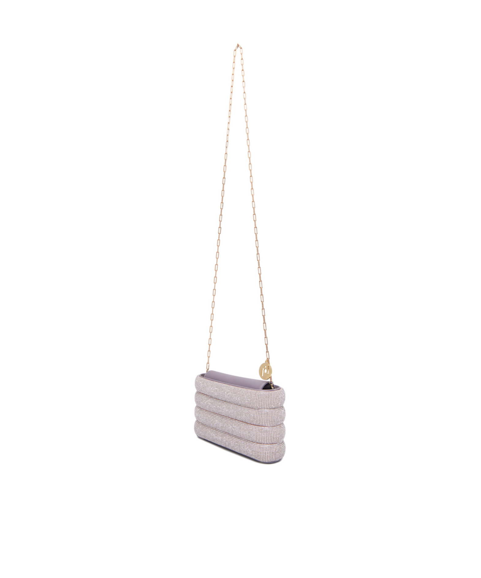 Rosantica Favilla Crystal-embellished Clutch Bag In White