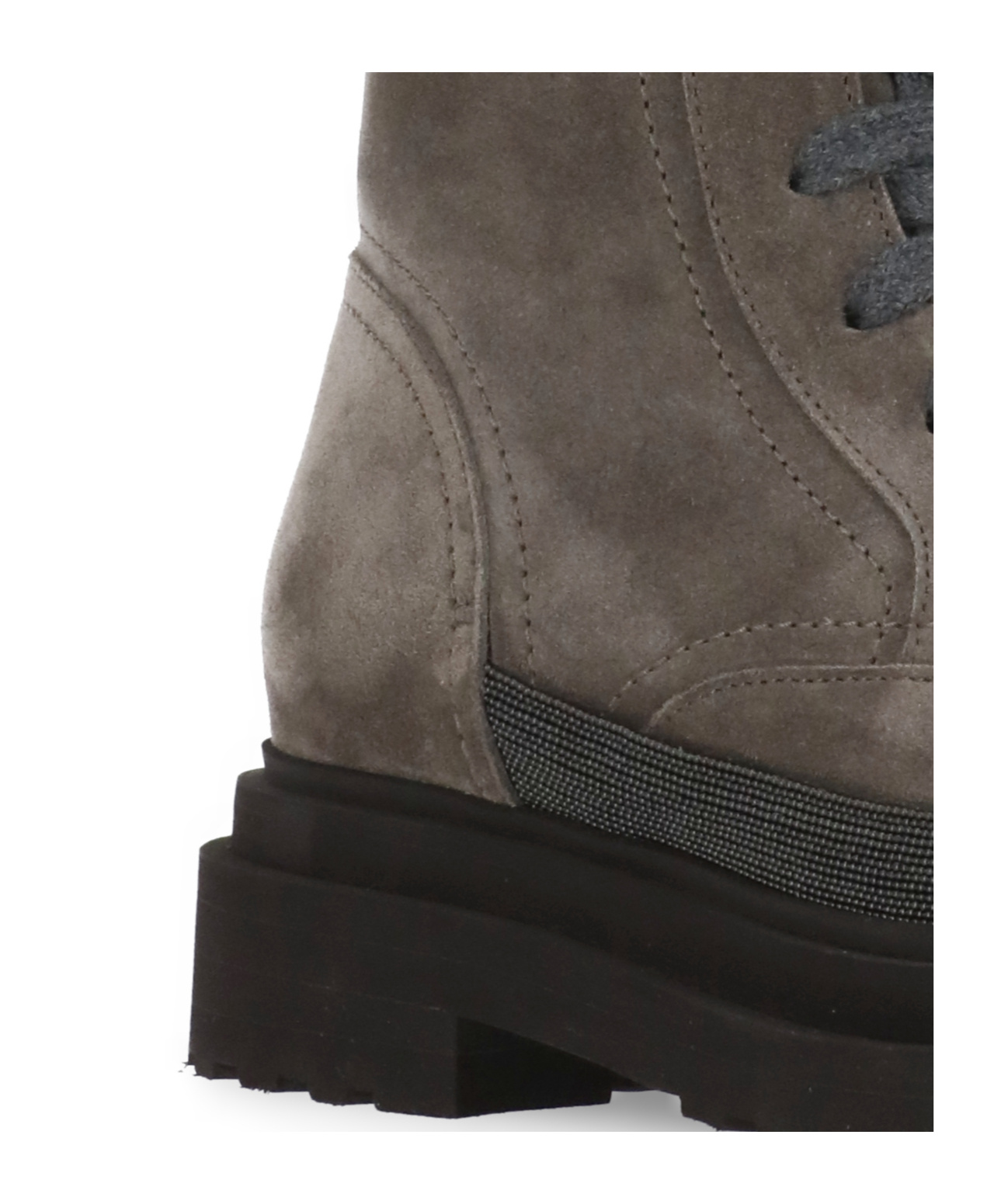 Brunello Cucinelli Round-head Short Boots In Black