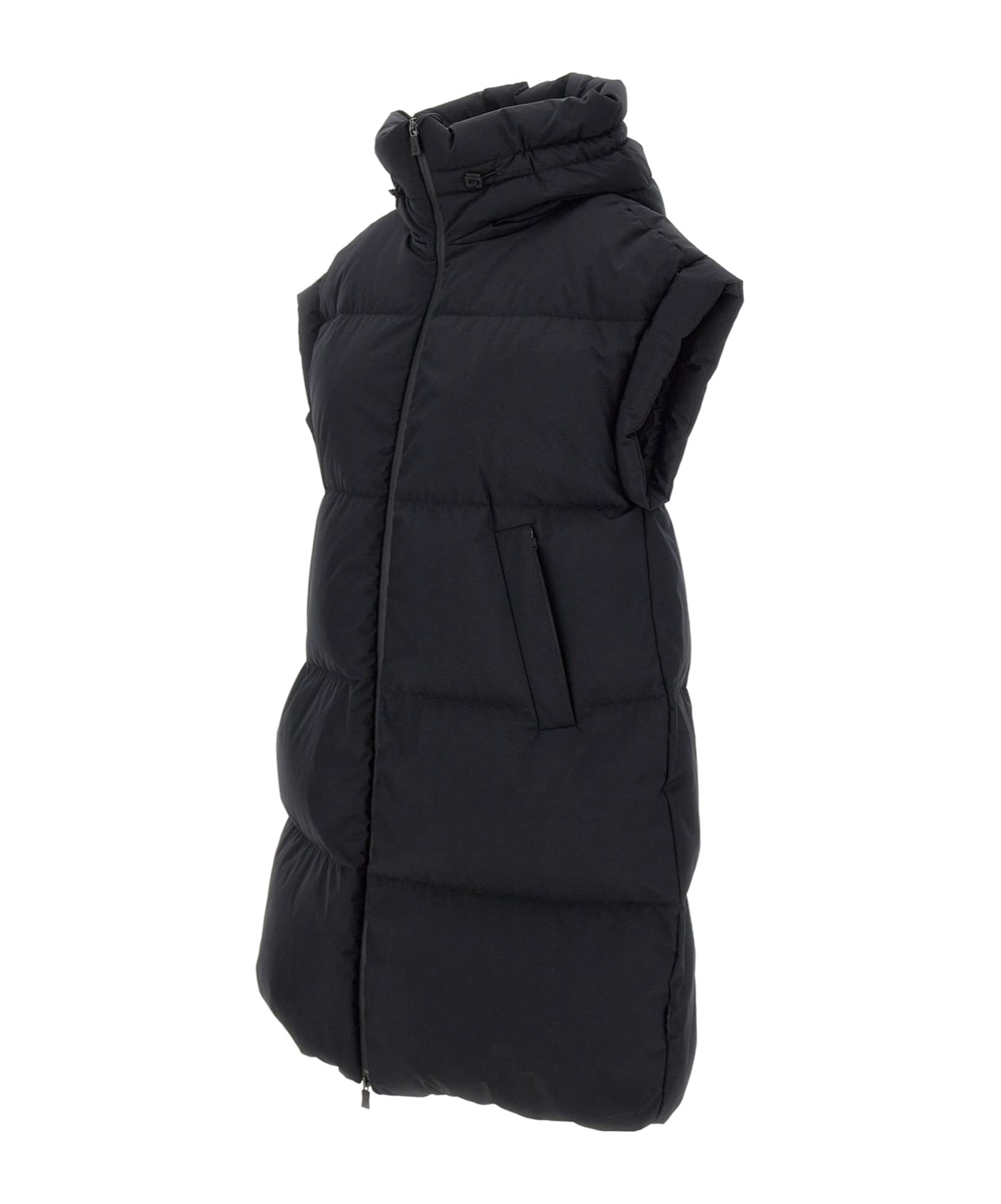 Herno Sleeveless Down Jacket In Black