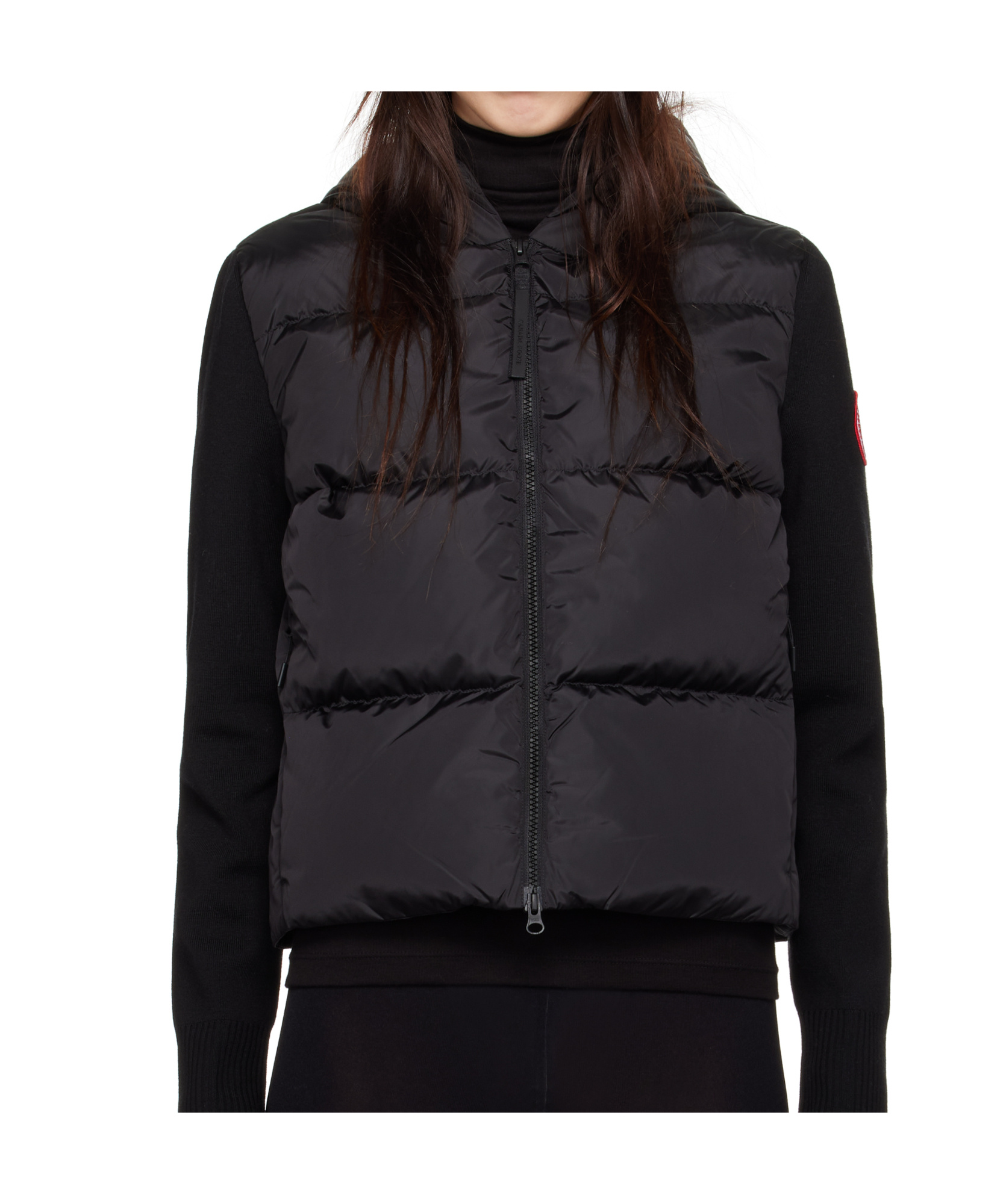 Canada Goose Sleevless Down Vest In Black