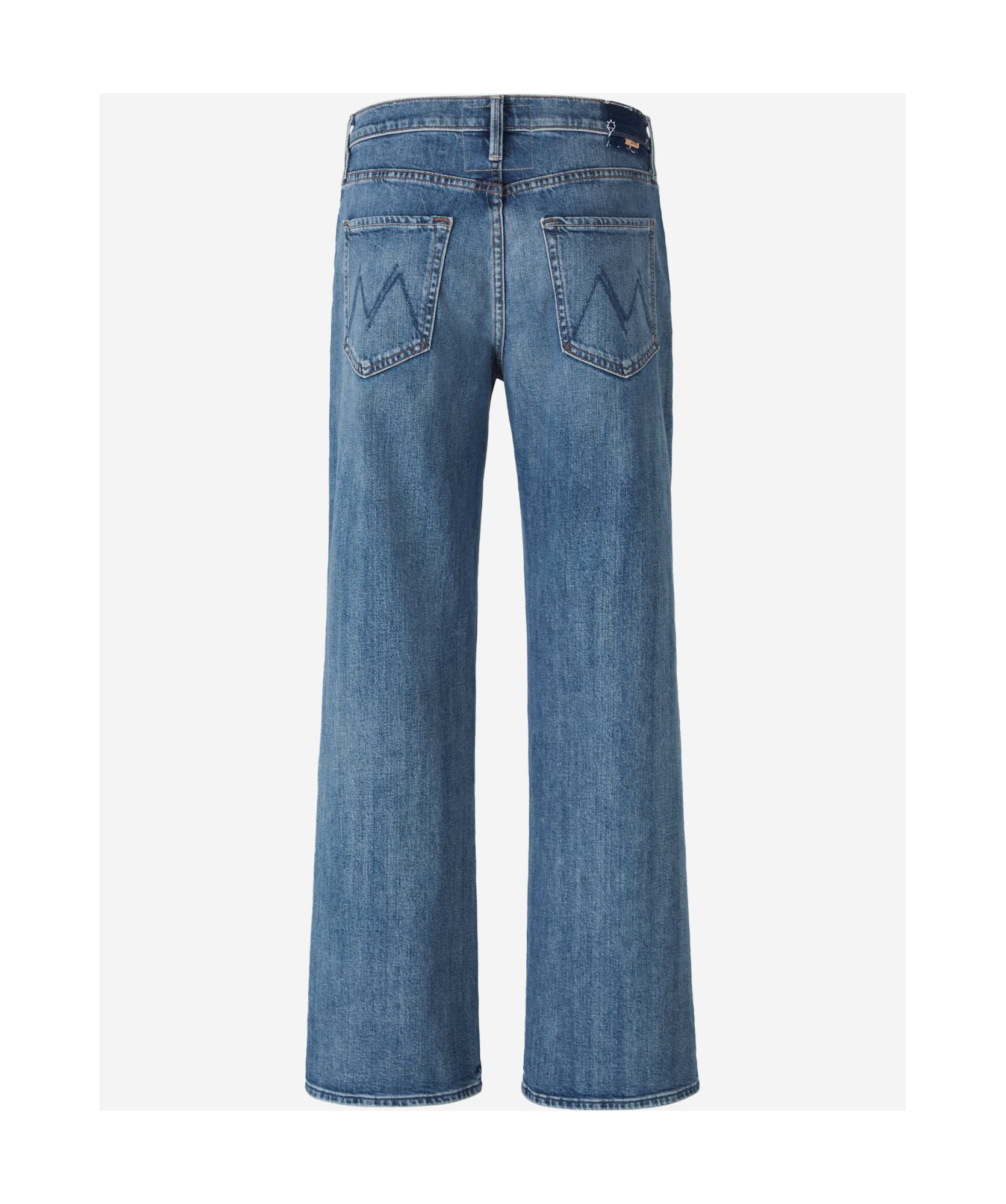 Mother Blue The Mid Rise Maven Sneaker Jeans In Blue