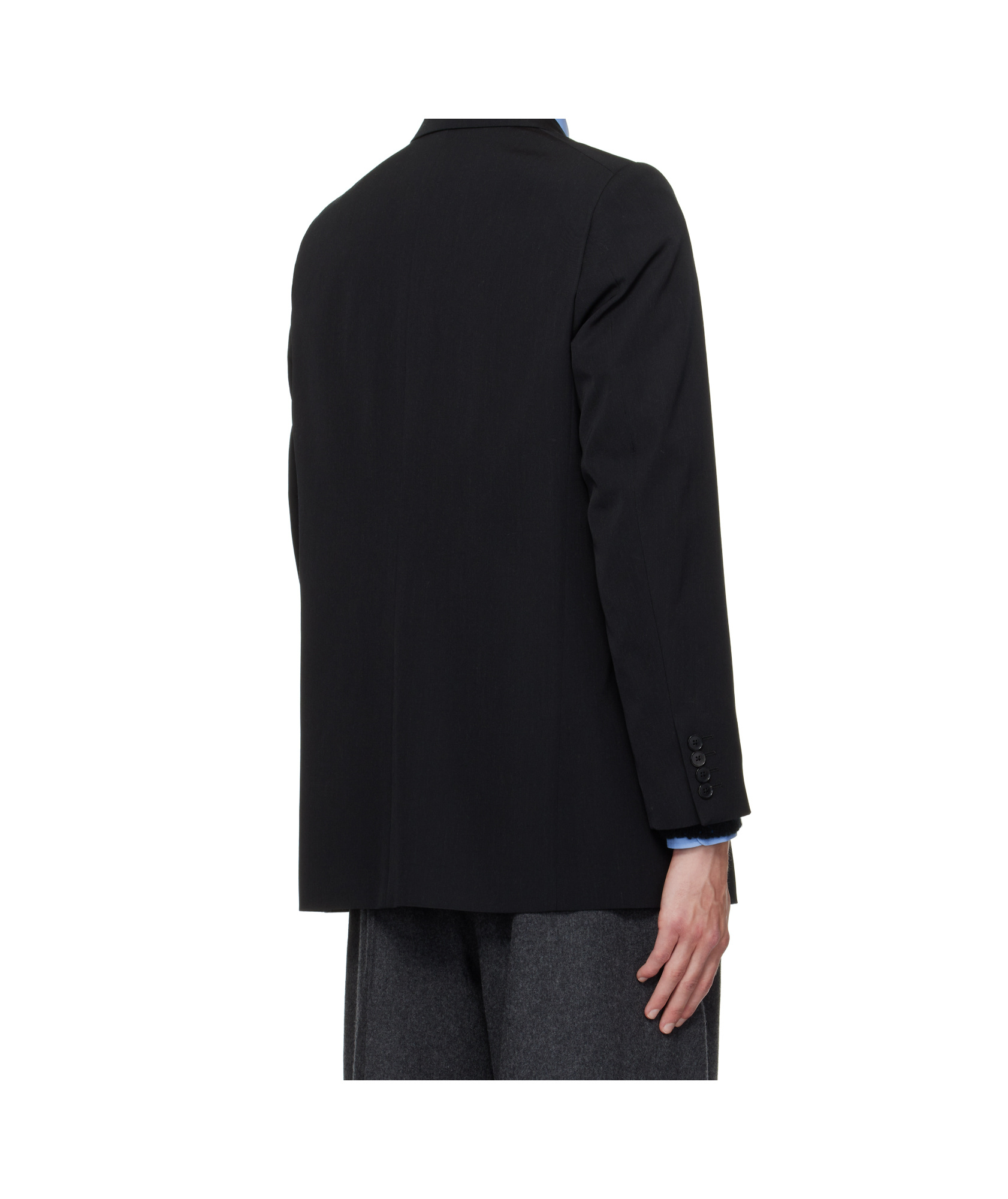 Auralee Long-sleeved Suit Jacket In Black