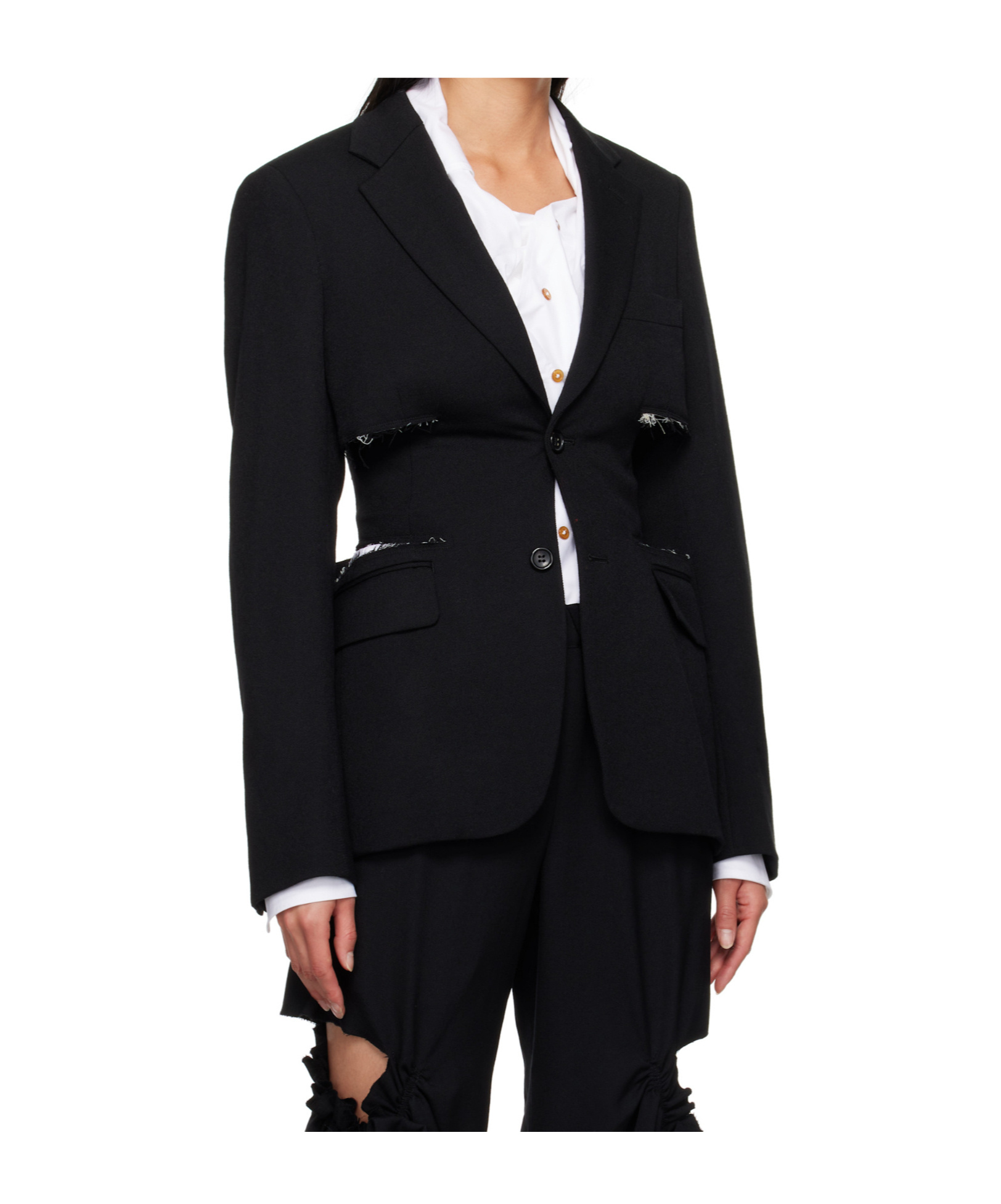 COMME DES GARÇONS LONG-SLEEVED SUIT COAT 