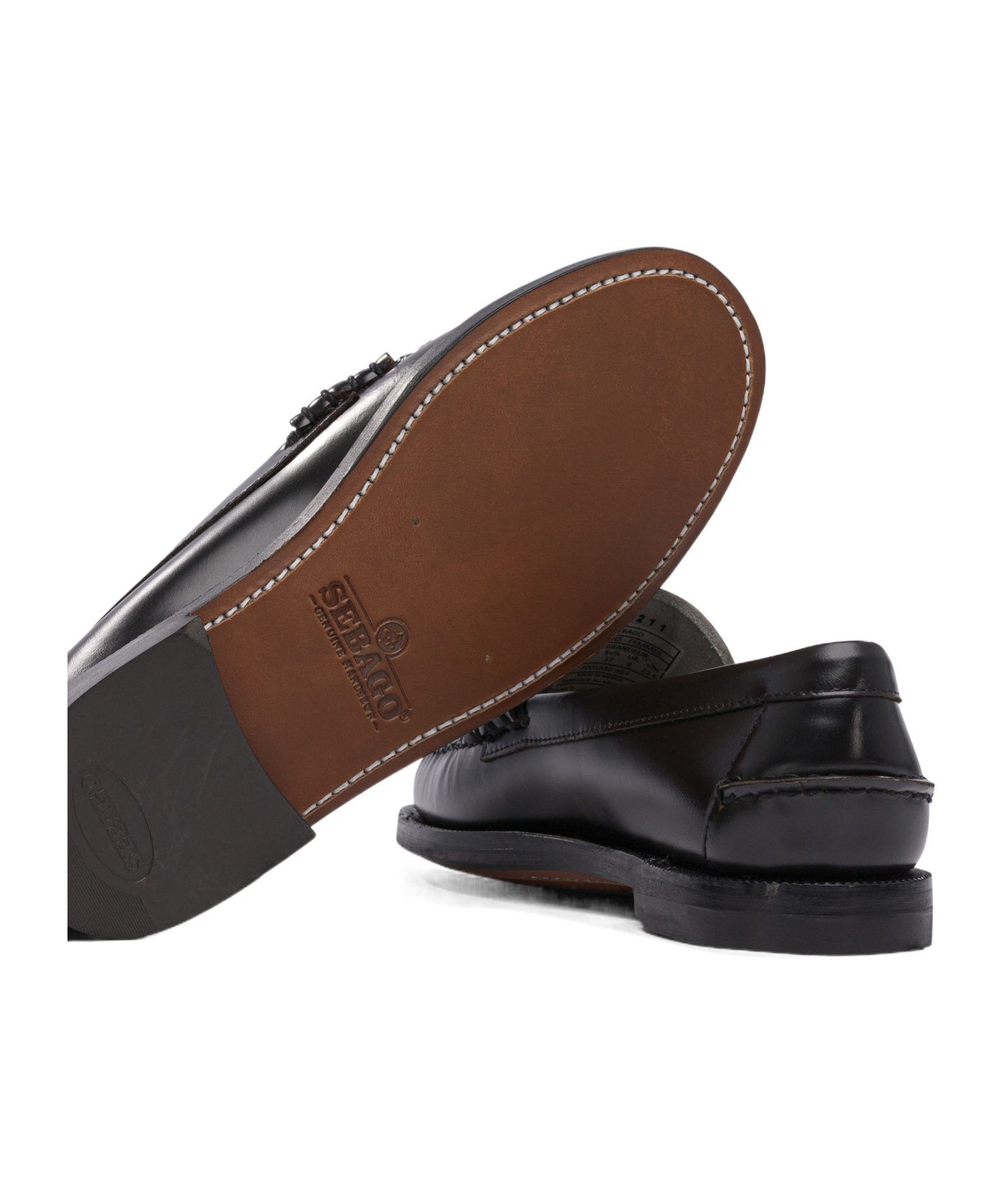 Sebago Two-tone Leather Loafers In Multi