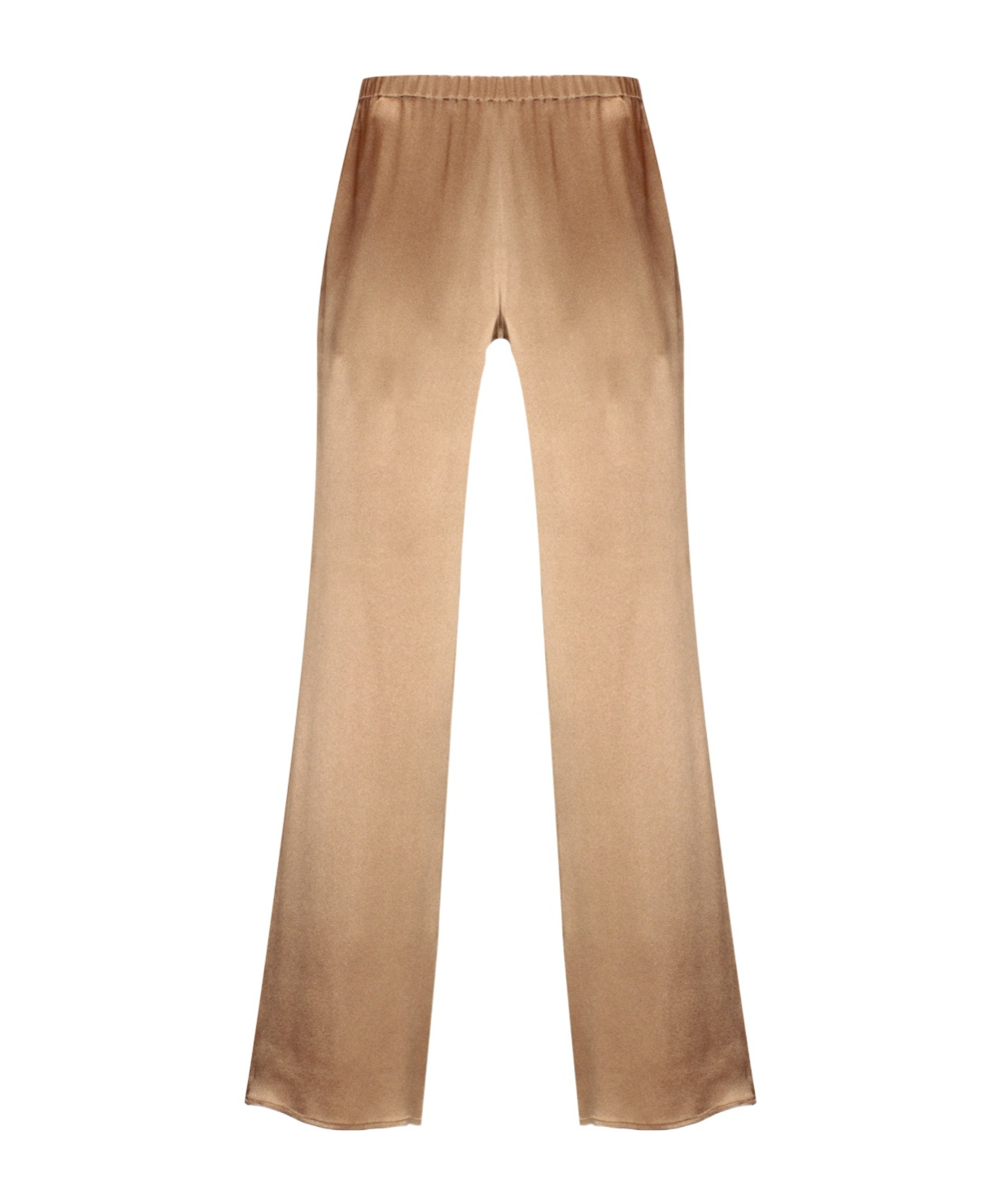 Antonelli Straight-leg Satin Trousers In Nude