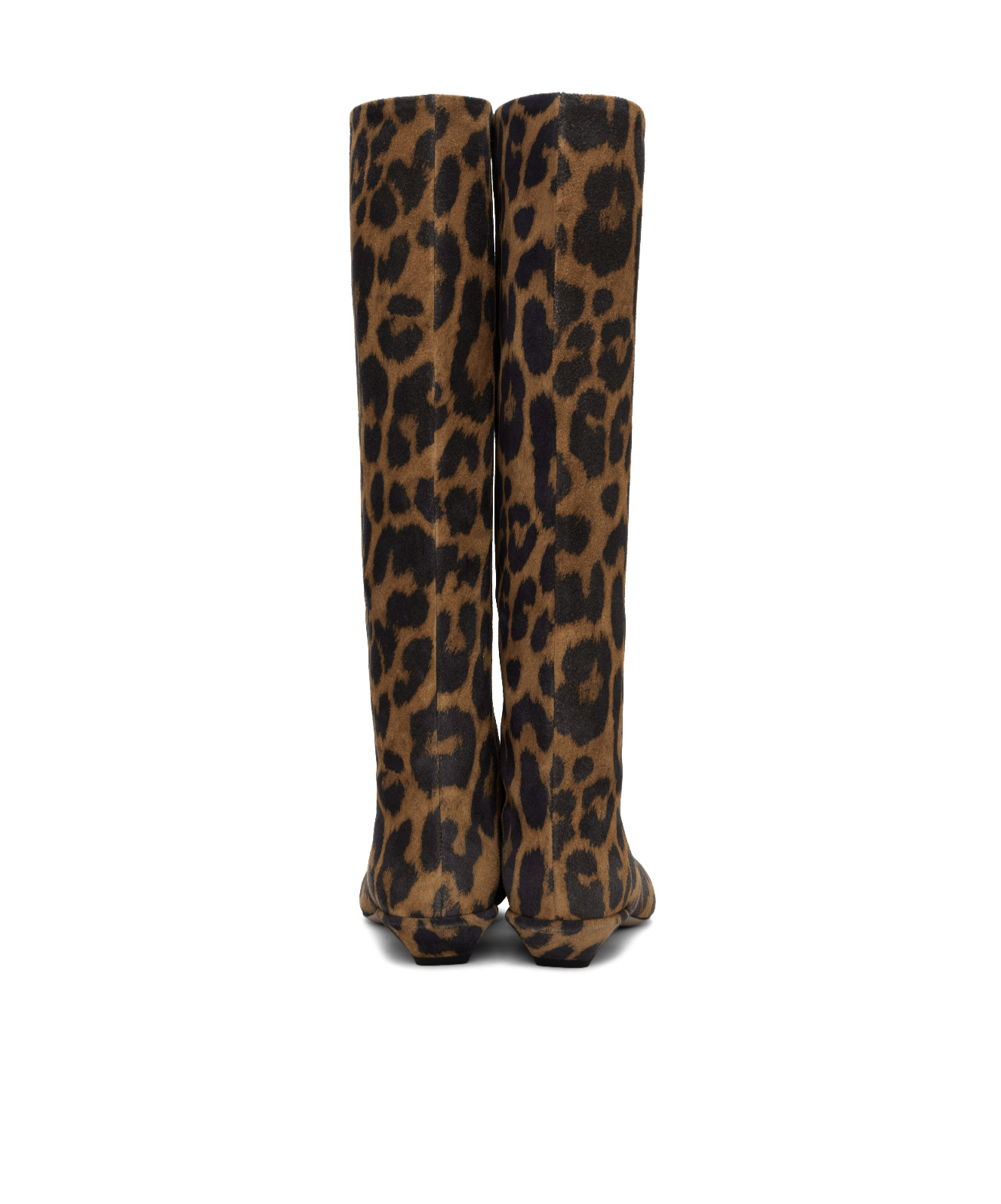 Paris Texas Tan & Black Bettina 25 Tall Boots In Black