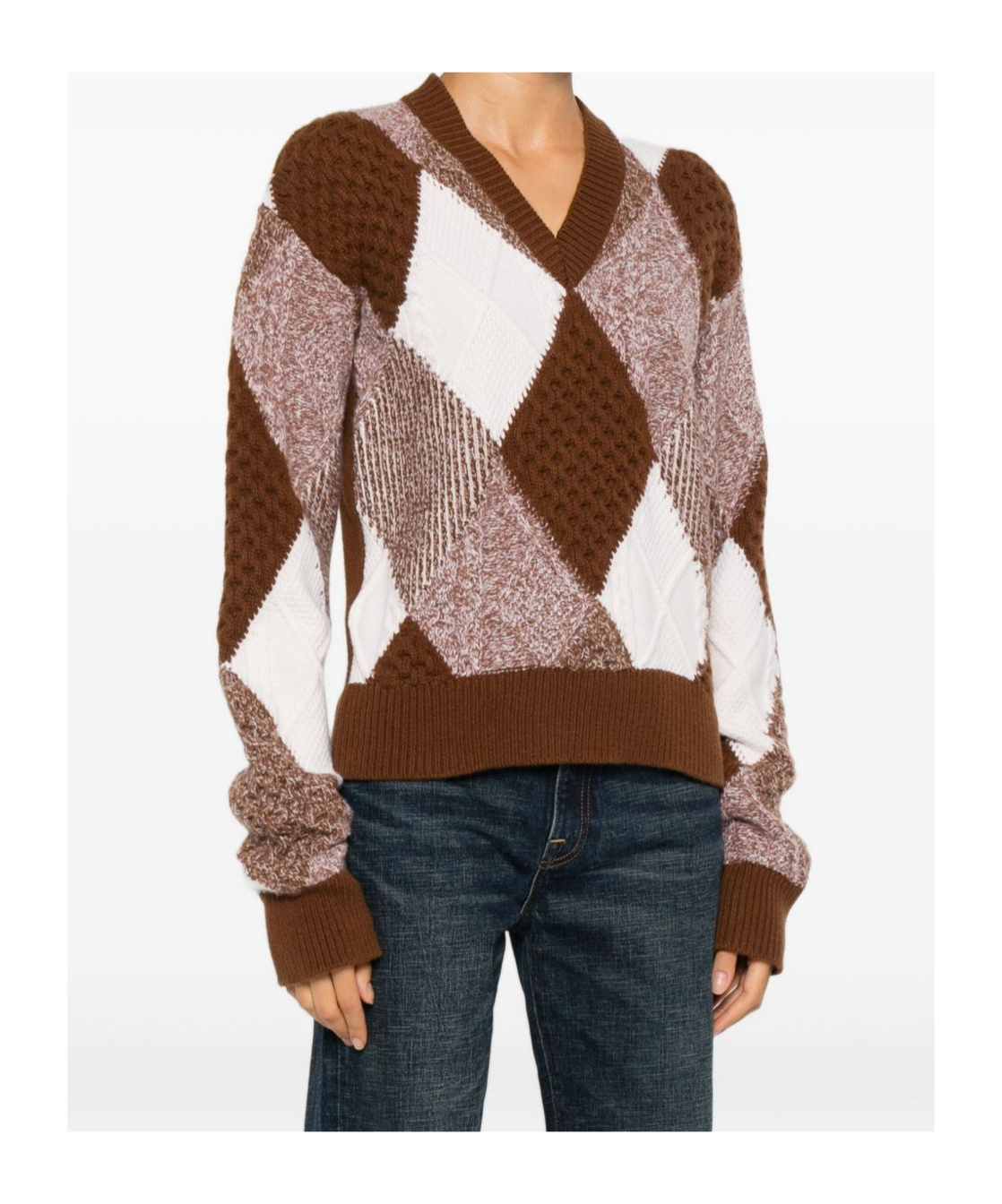 Stella Mccartney Pullover Aus Schurwolle In Brown