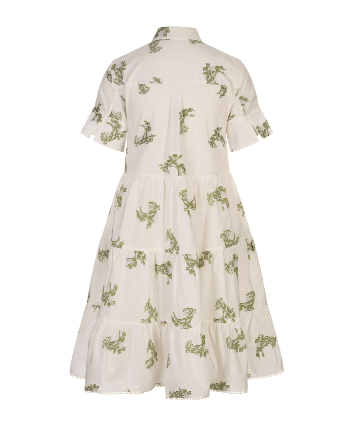 Erdem Short-sleeve Shirt Dress In White