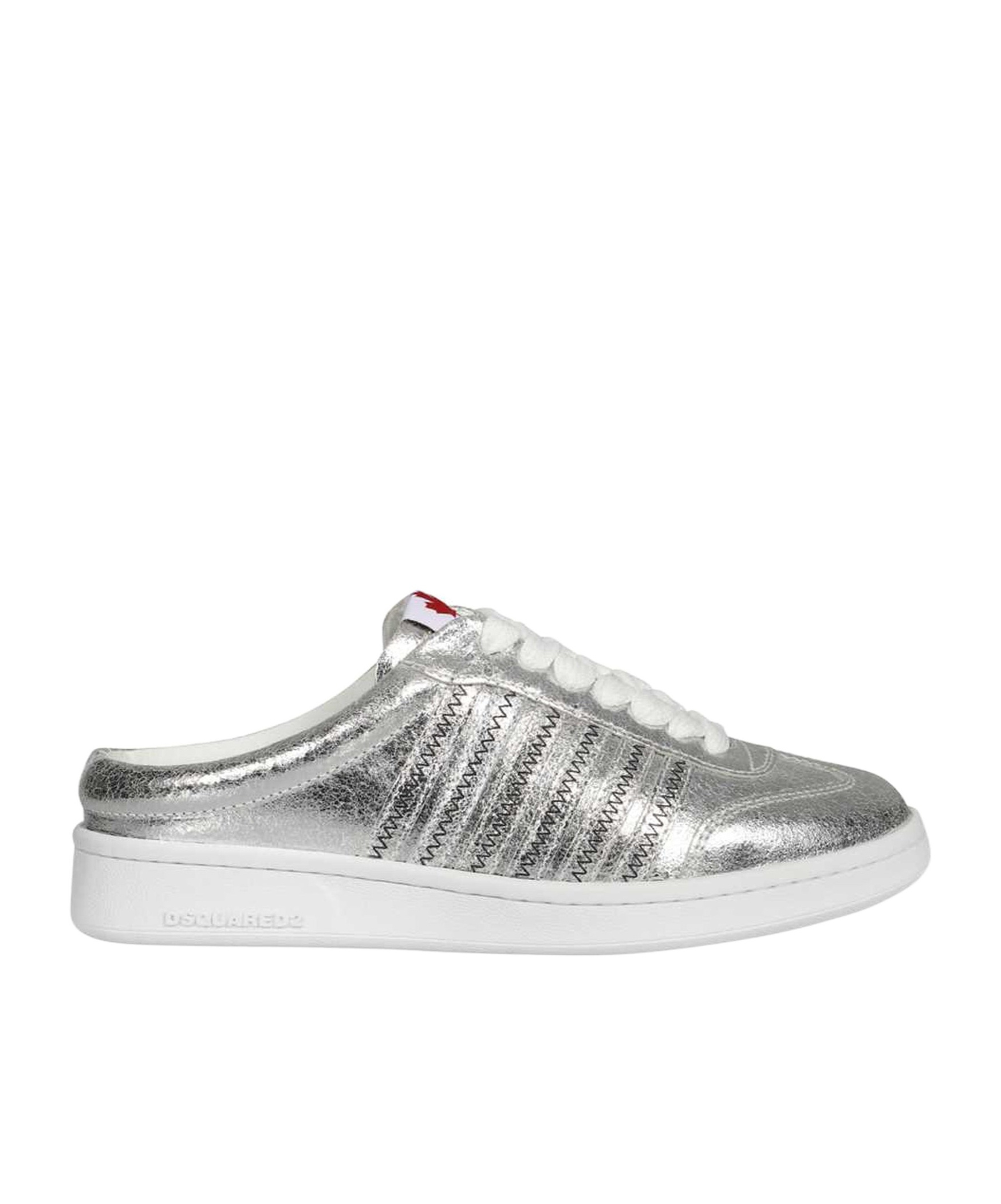 Dsquared2 Boxer Open Back Sneakers In White