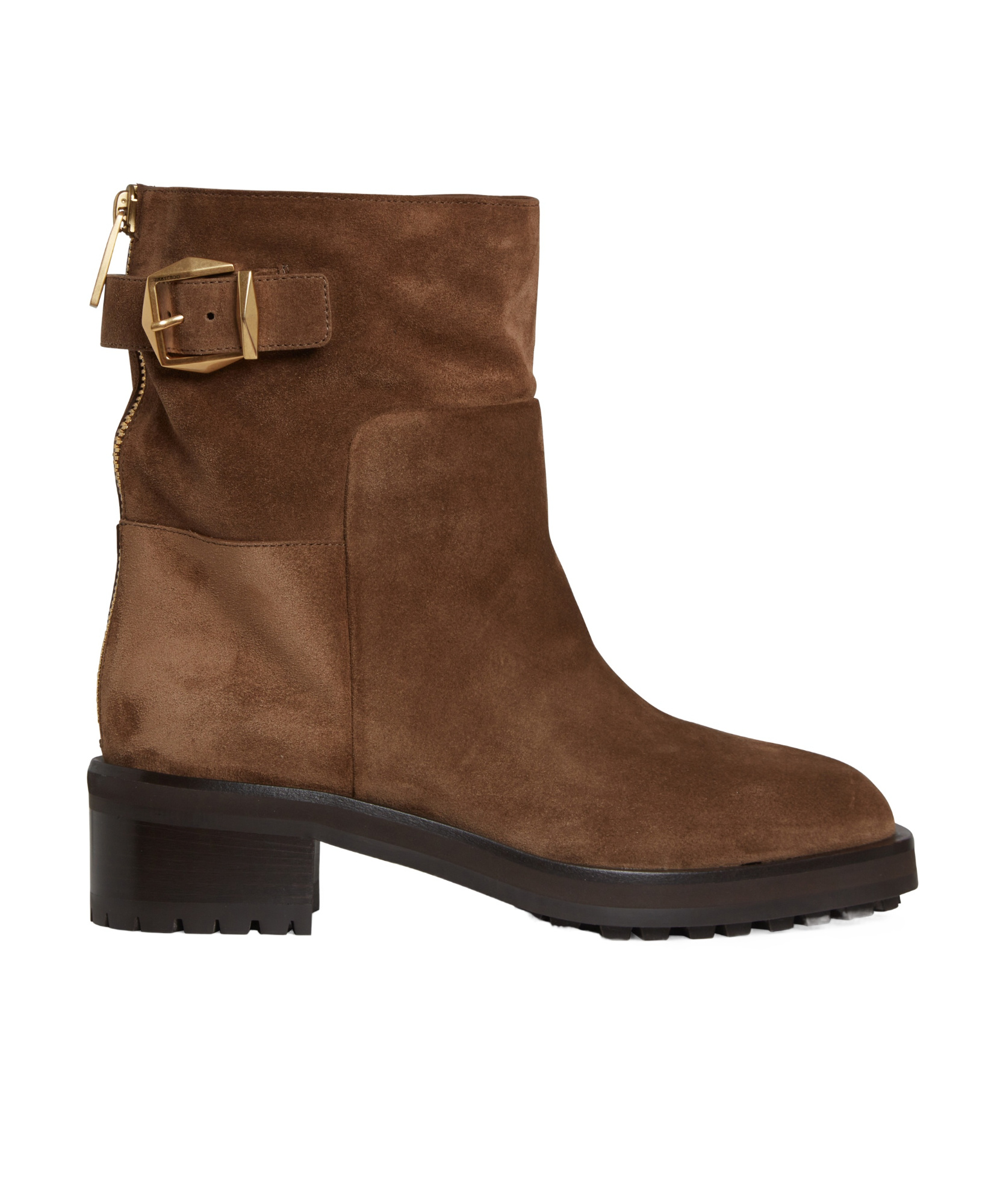 Jimmy Choo Brooklyn 50 Suede Ankle Boots In Brown
