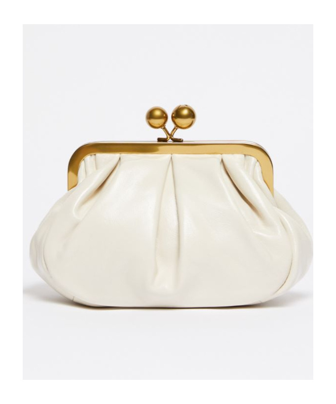 Weekend Max Mara Small Crinkled Leather Pasticcino Bag