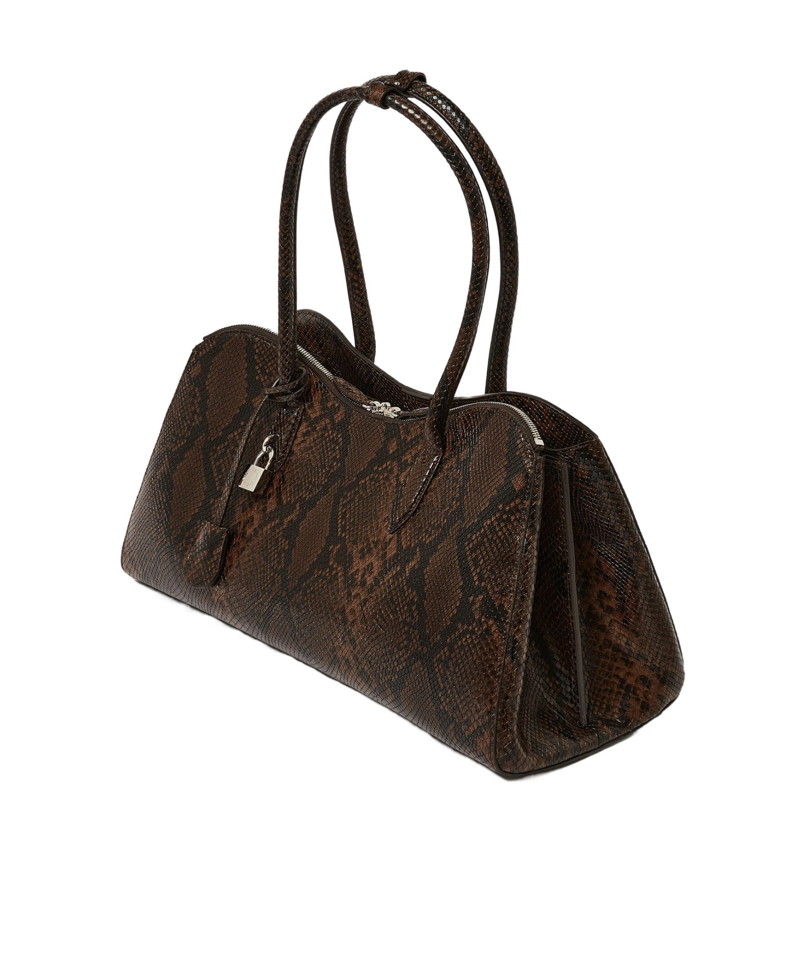 Stella Mccartney Double Handle Handbag In Brown