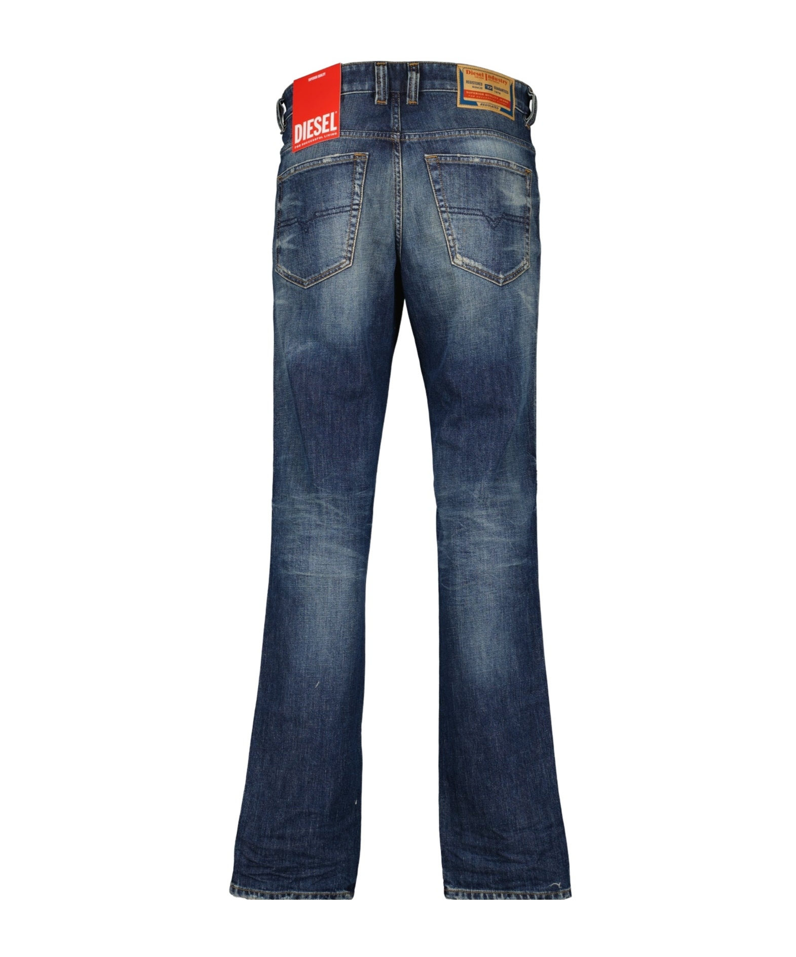 Diesel D-vyl 1993 Faded Bootcut Jeans In Blue
