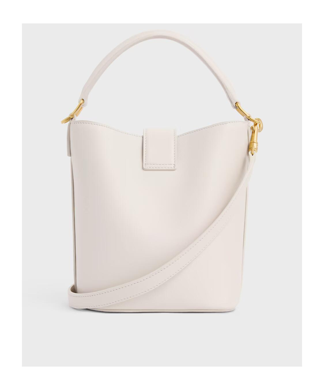 Celine Small Bucket Louise In Smooth Calfskin In Nude