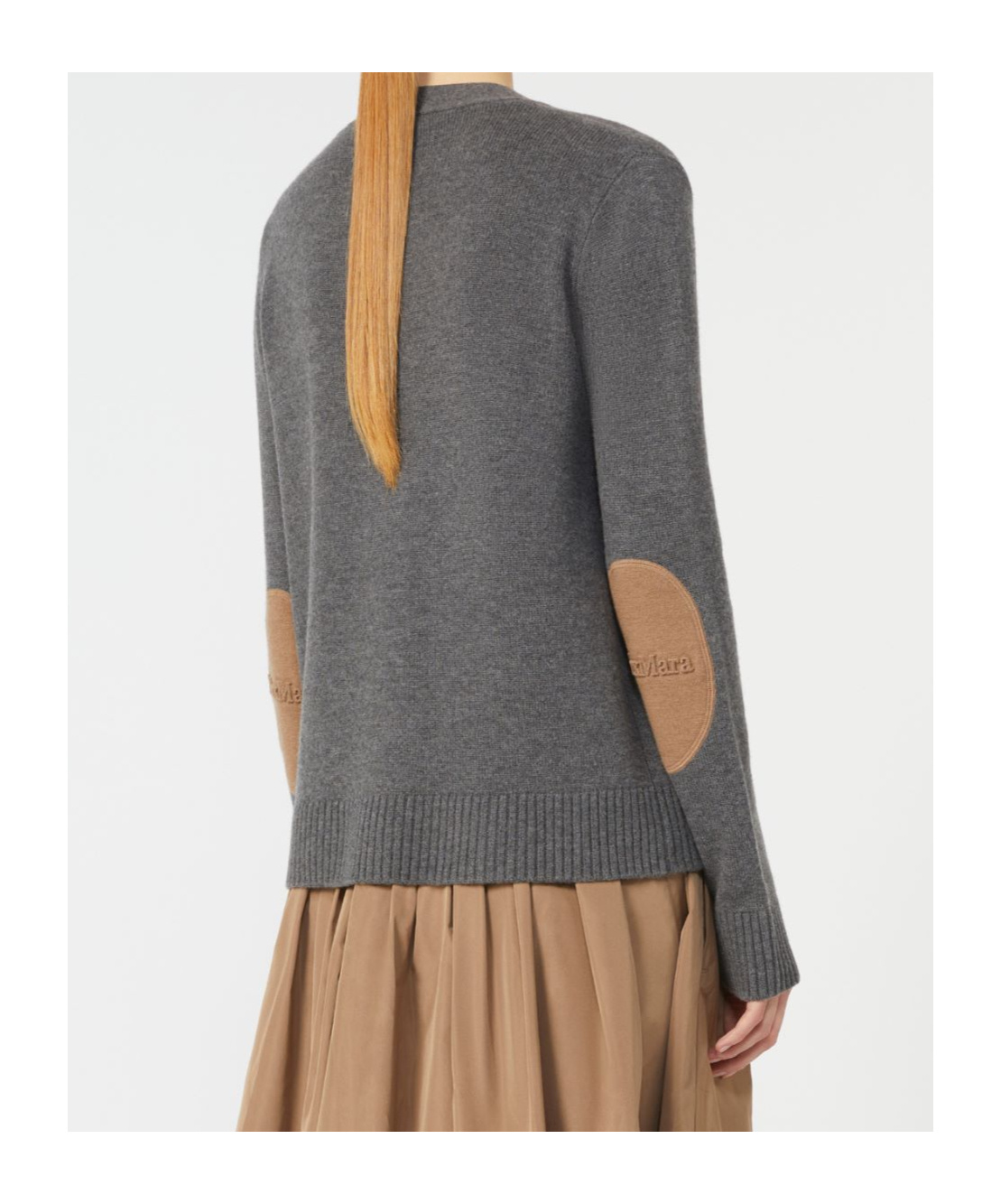 MAX MARA MANNISH WOOL YARN CARDIGAN