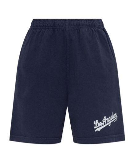 Sporty And Rich Logo Printed Gym Shorts