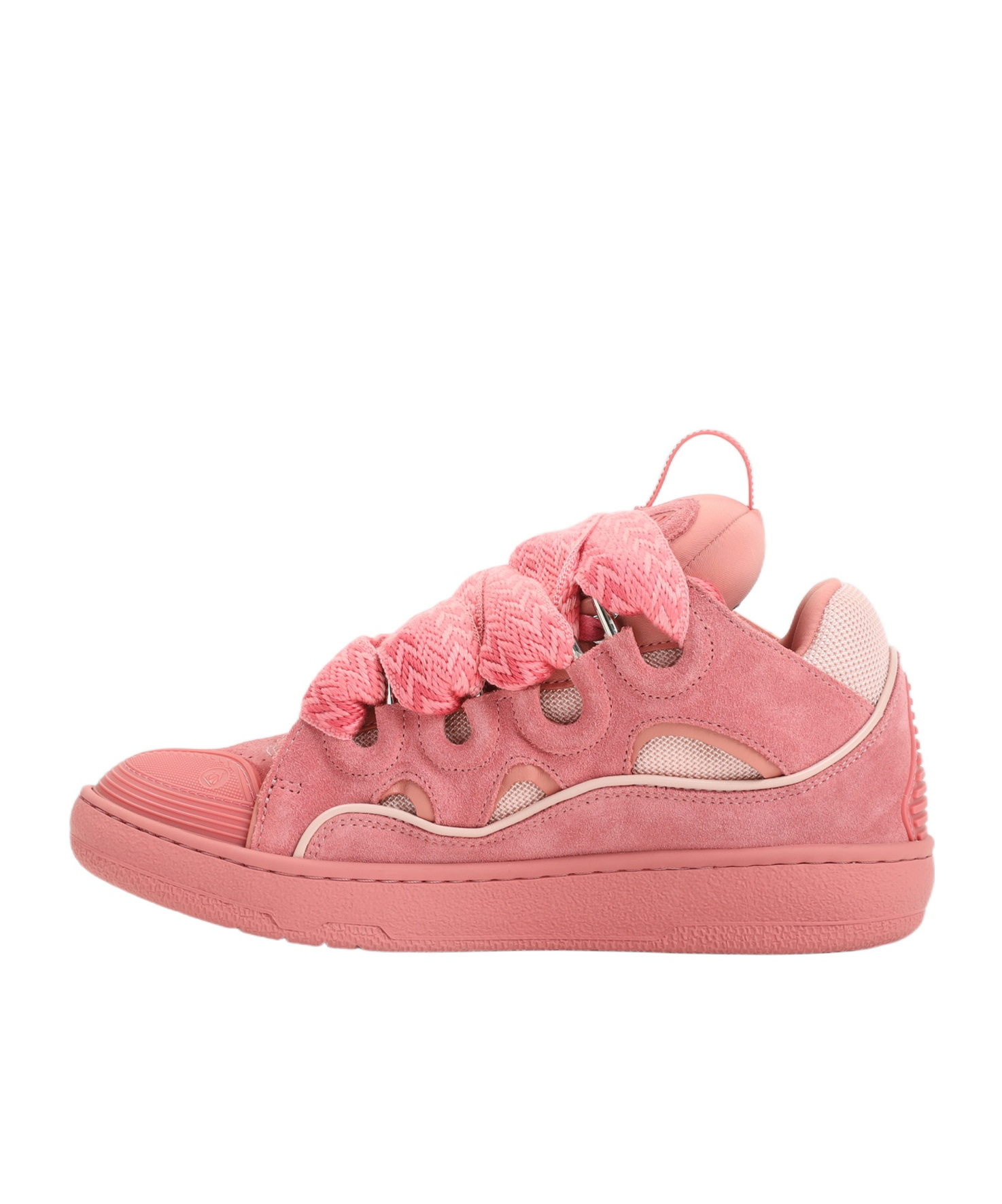 Lanvin Leather Sneakers With Unique Lacing System