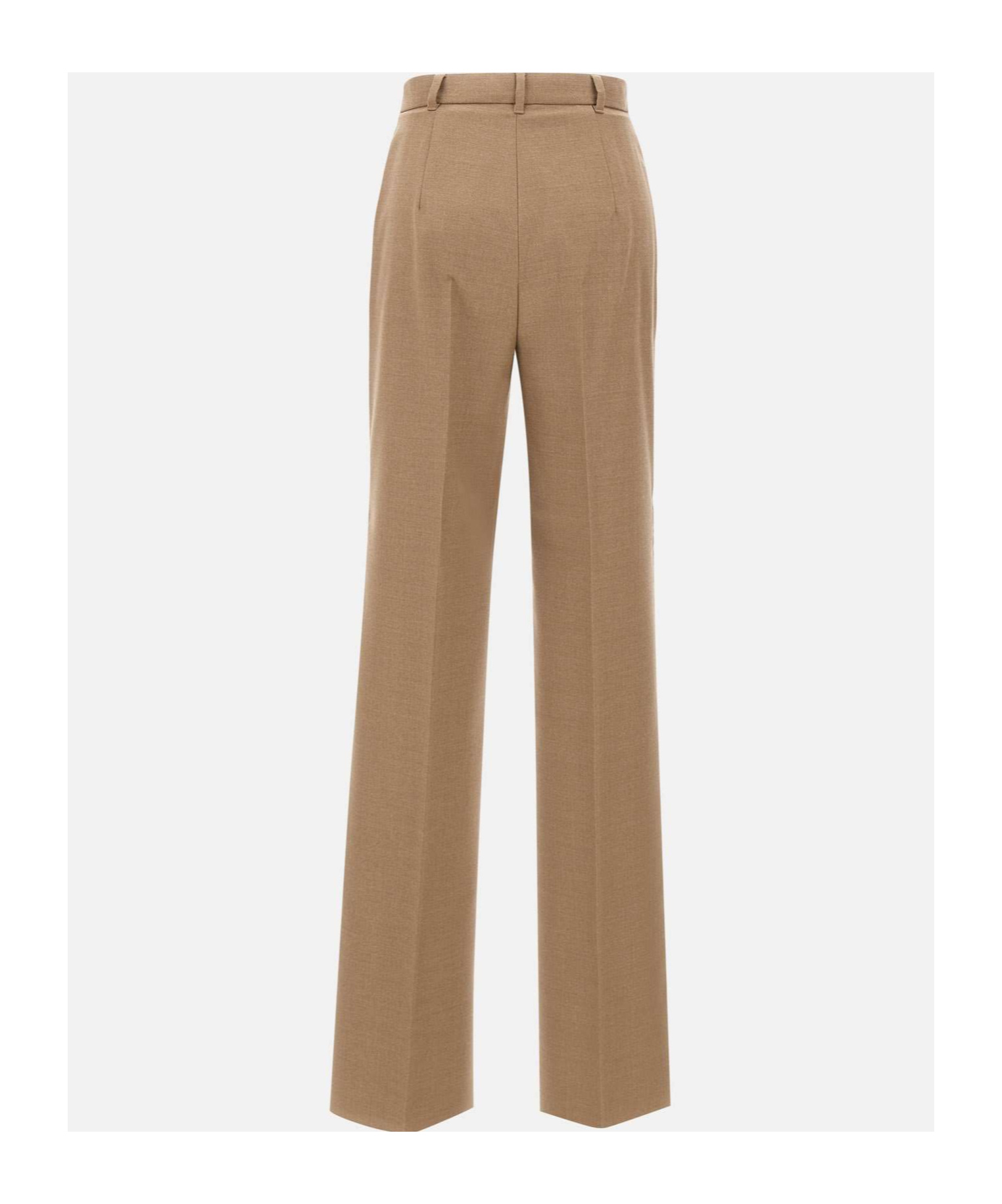 Max Mara Rauche Wide-leg Trousers In Brown