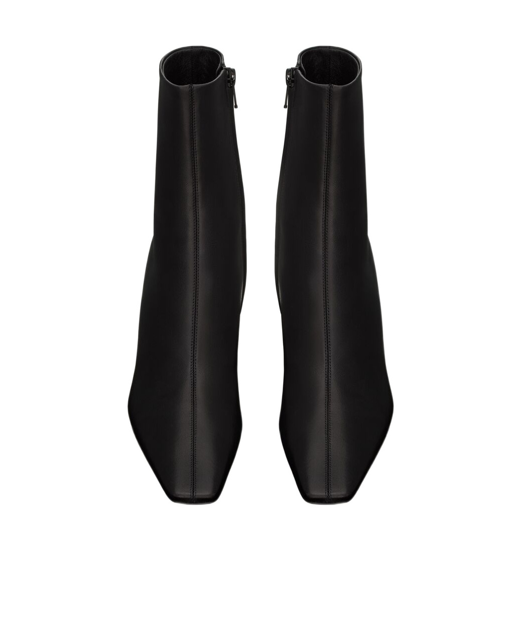 Saint Laurent Logo Boots In Black