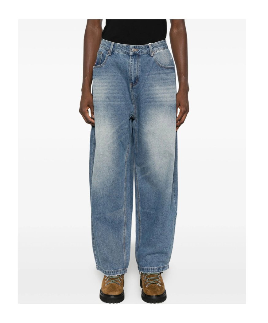 Kidsuper Button-fastening Jeans In Blue