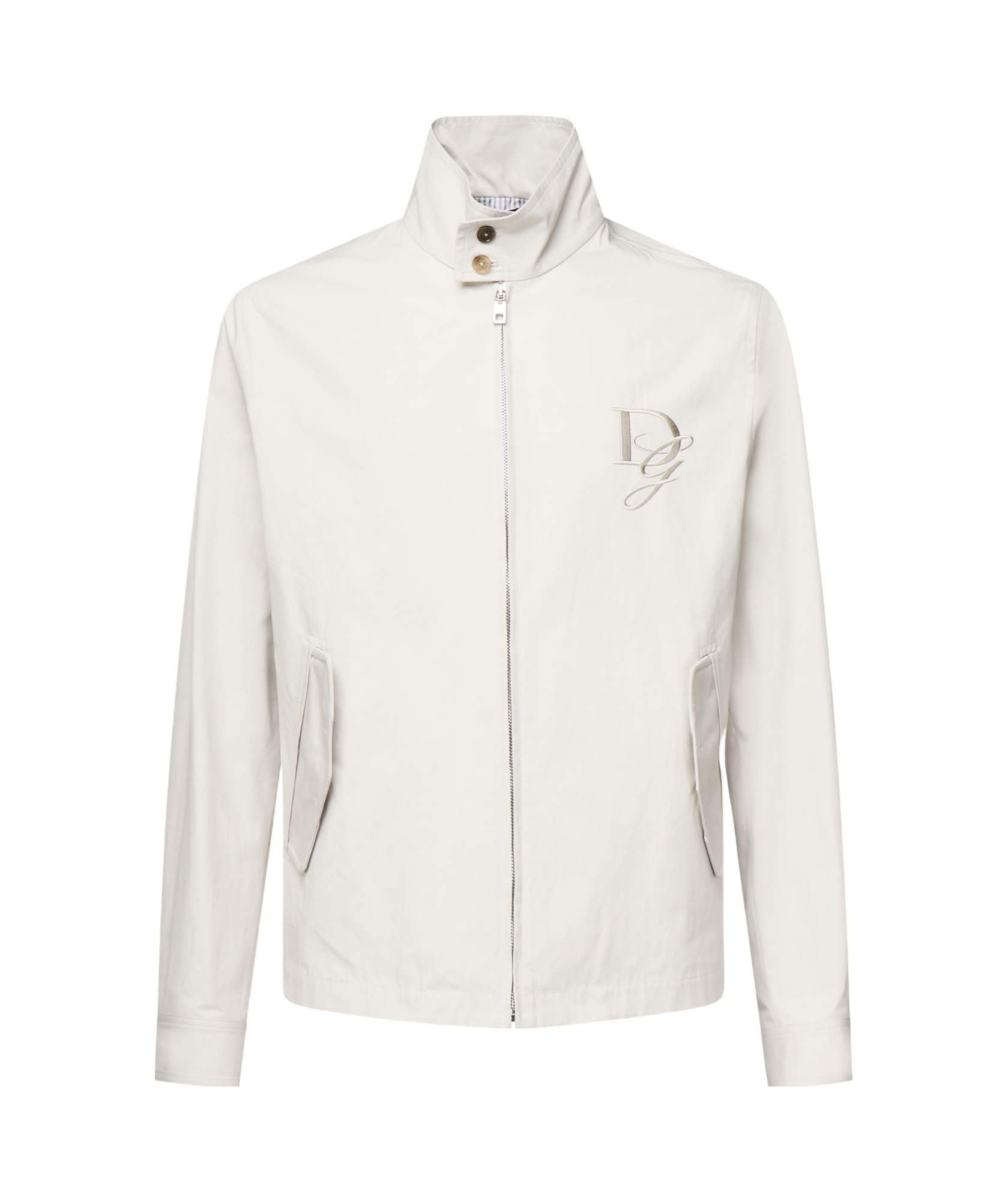 Dolce & Gabbana Jacket With Logo Application In White