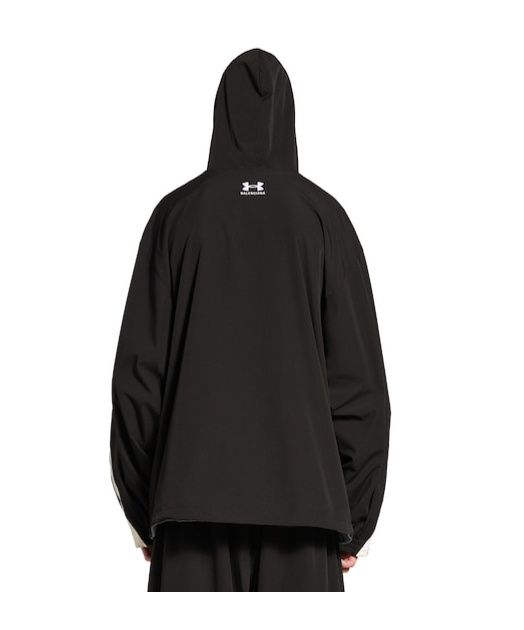 Balenciaga Black Under Armour Edition Reversible Track Jacket In Black