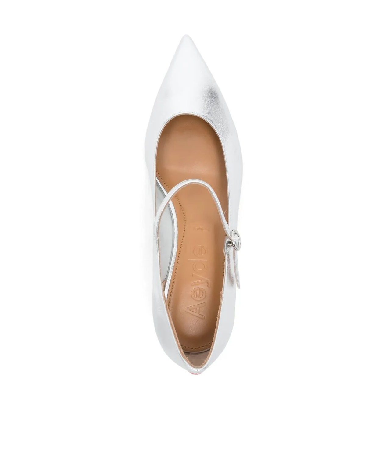 Aeyde 45mm Leather Pumps In White