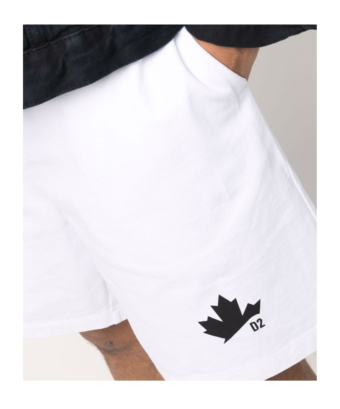 Dsquared2 Logo-print Track Shorts In White