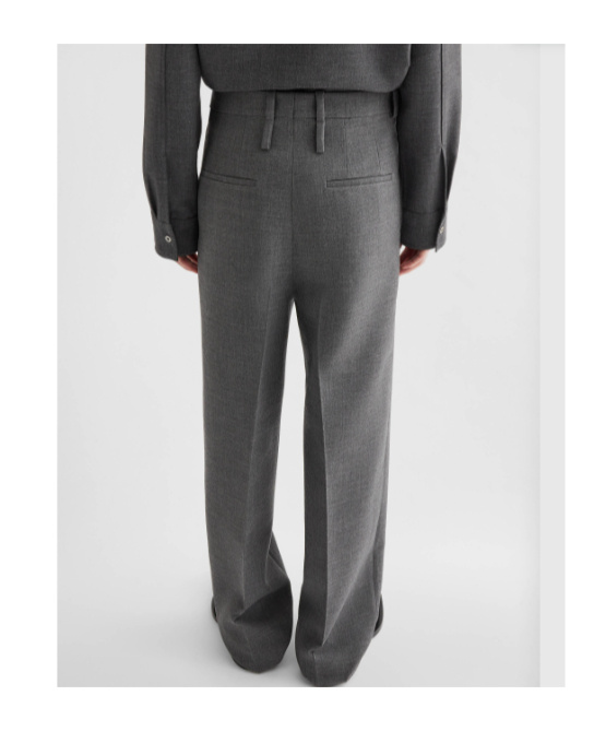 Jil Sander Pleated Trousers In Gray