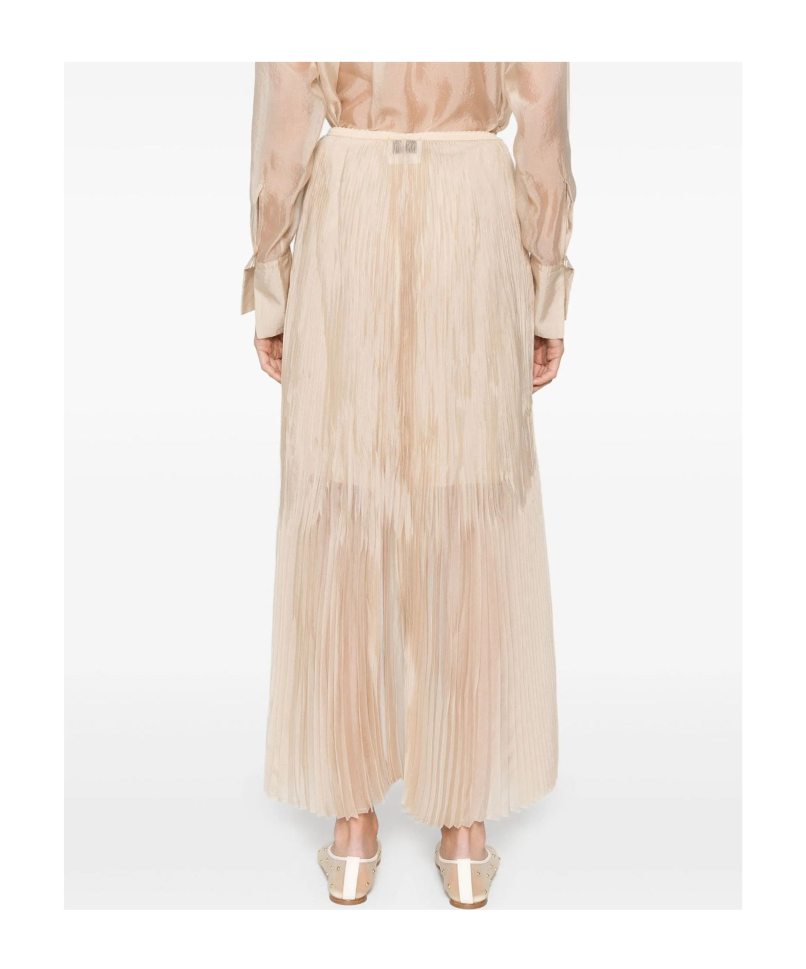 Forte Forte Asymmetric Midi Skirt In Pink