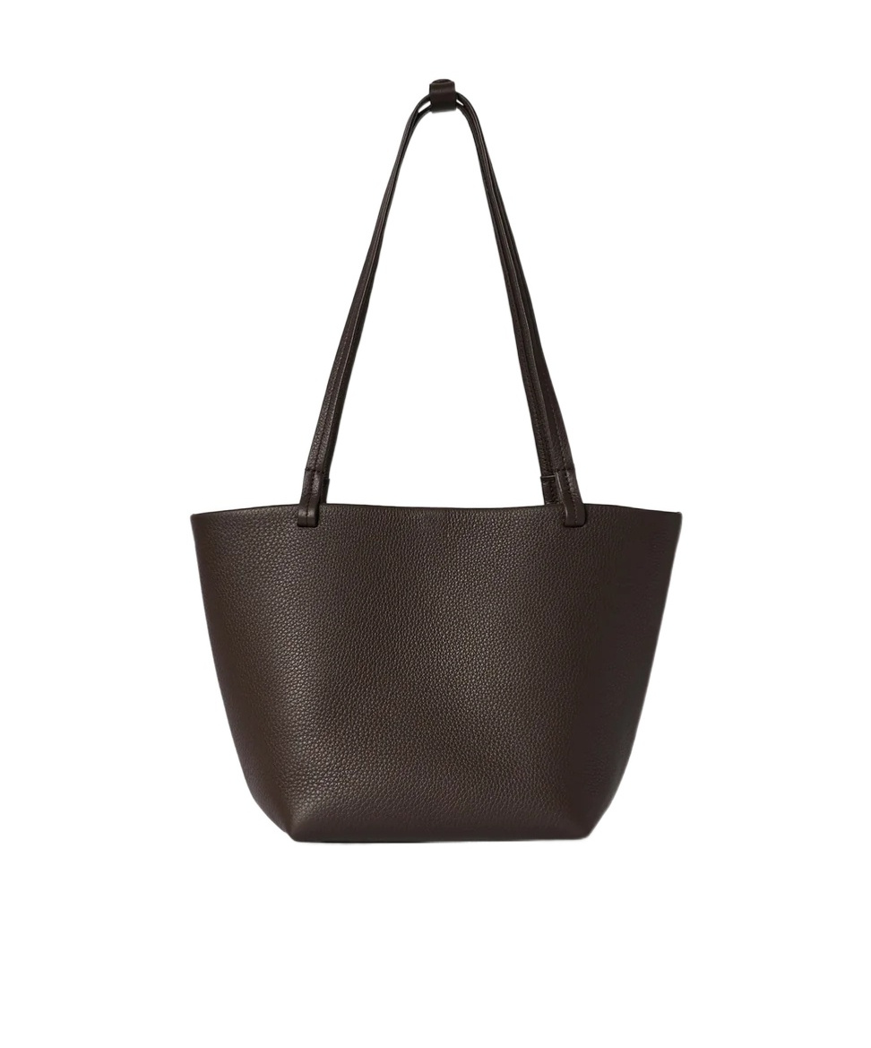 The Row Medium Park Tote Bag In Leather In Brown