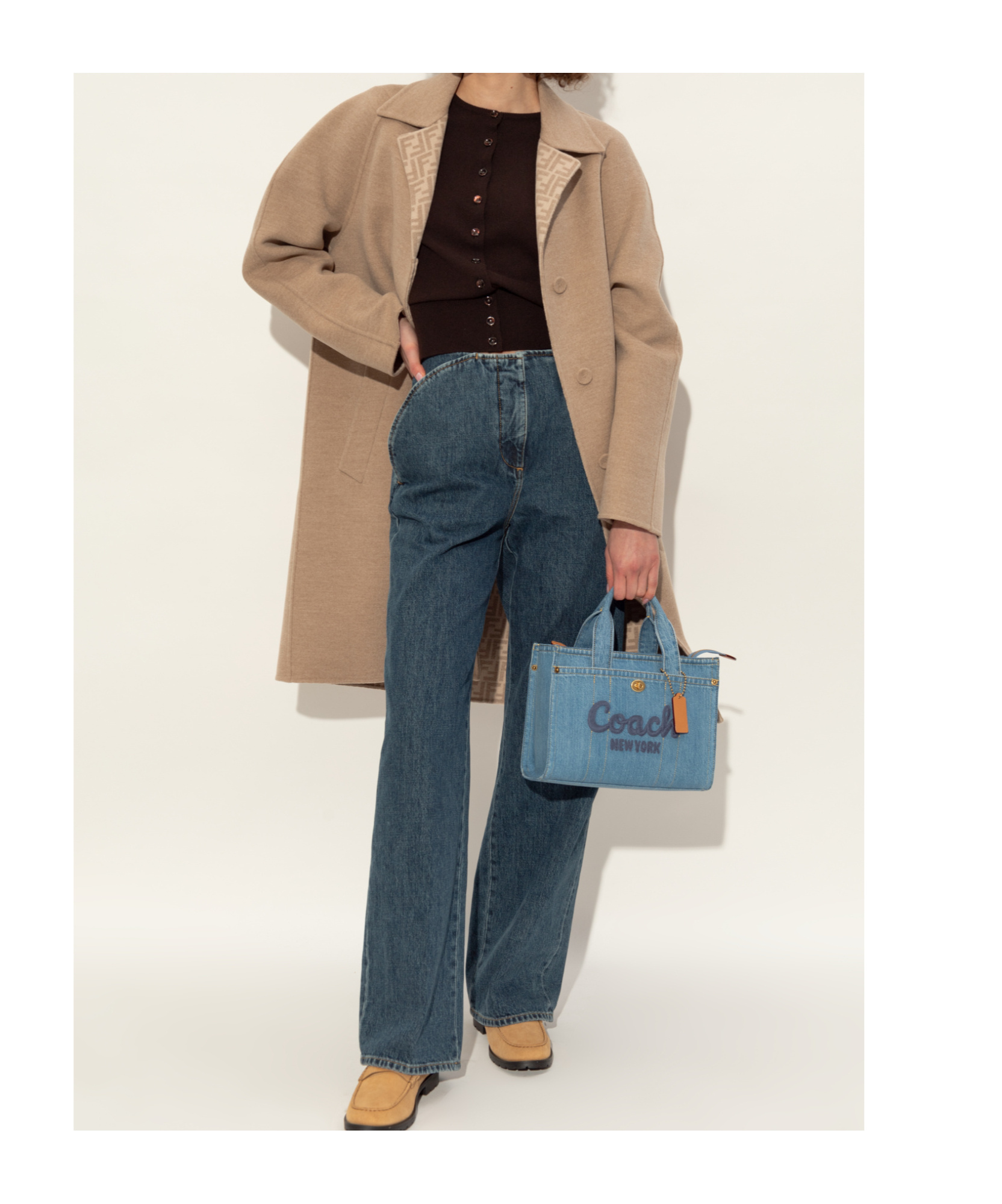 Shop Coach Jocelyn Loafers In Brown