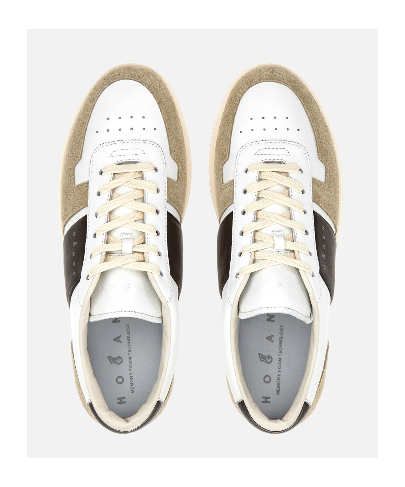 Hogan Men's H668 Sneakers In Brown