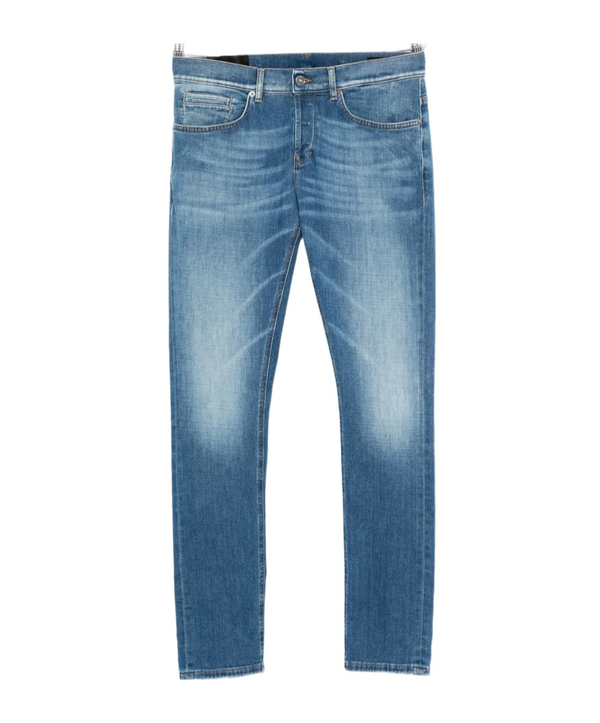 Dondup Jeans With Belt Loops In Blue