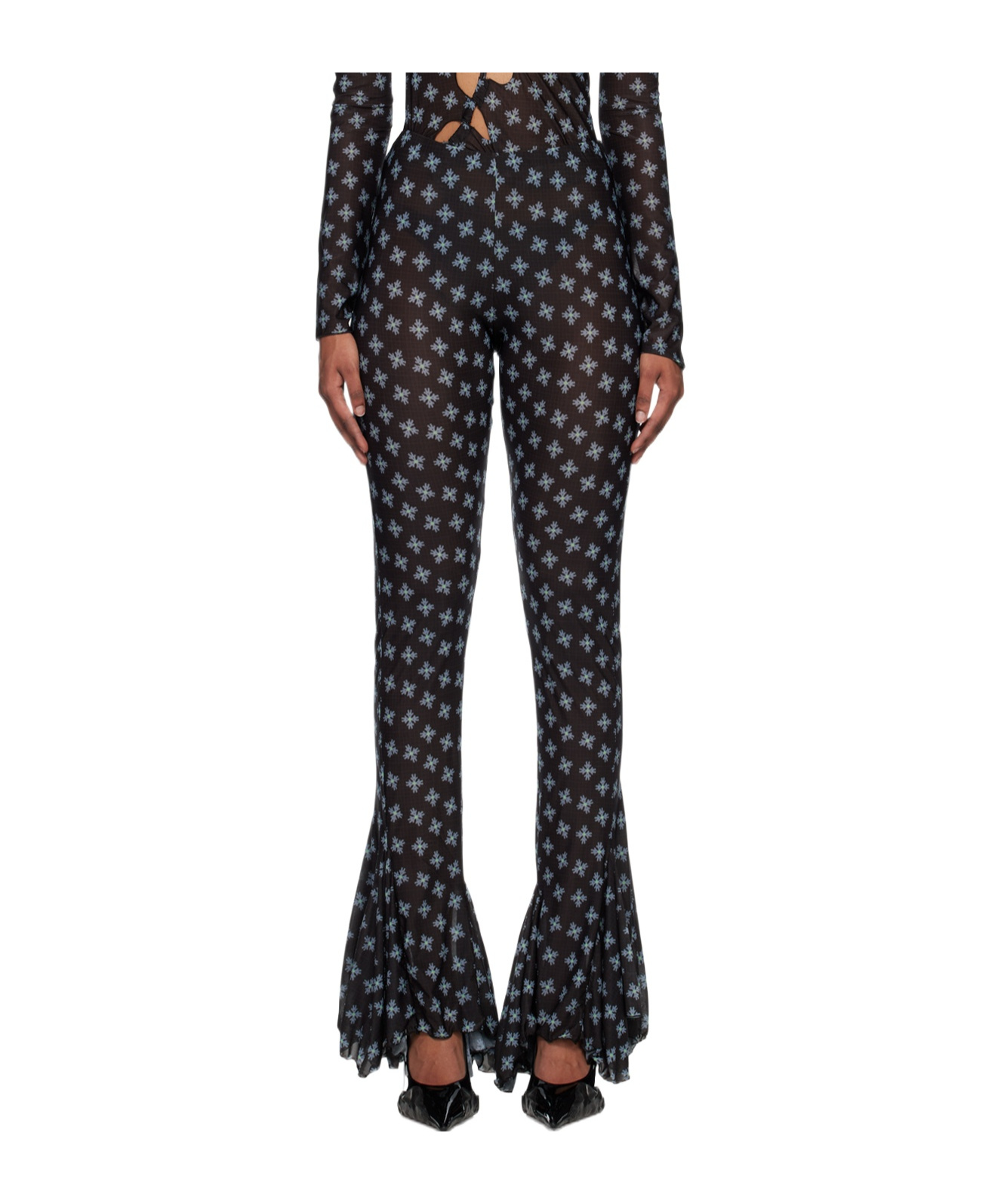 Avavav Ssense Exclusive Black Martha Trousers In Black