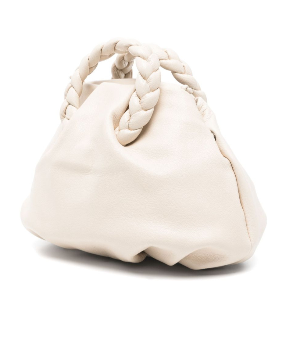 Hereu Bombon Small Leather Handbag In White