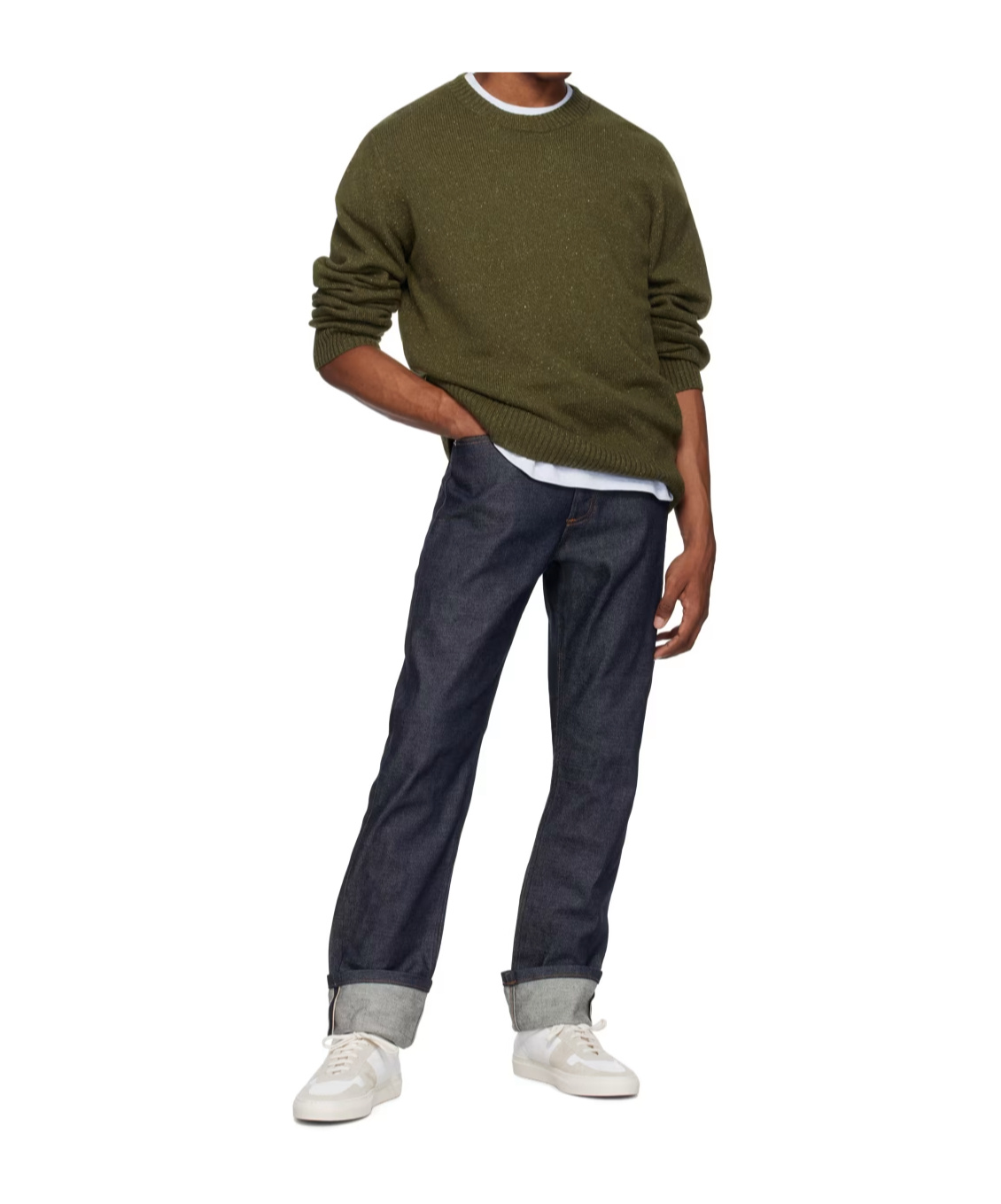 Apc Lucien Sweater In Green