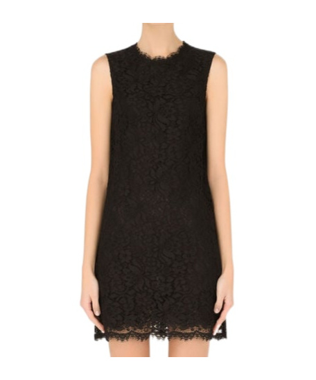 Dolce & Gabbana Sleeveless Dress In Black
