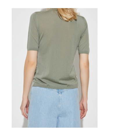 Max Mara Gerico Short Sleeve Virgin Wool Sweater