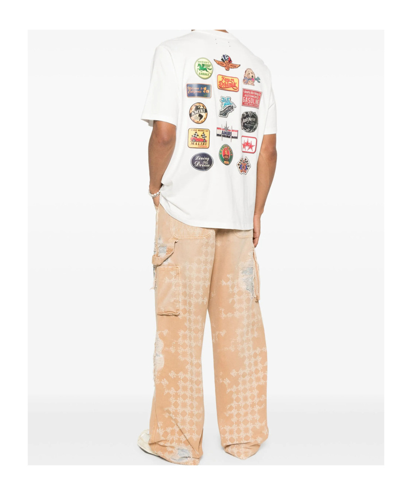 Amiri White Station Patch T-shirt