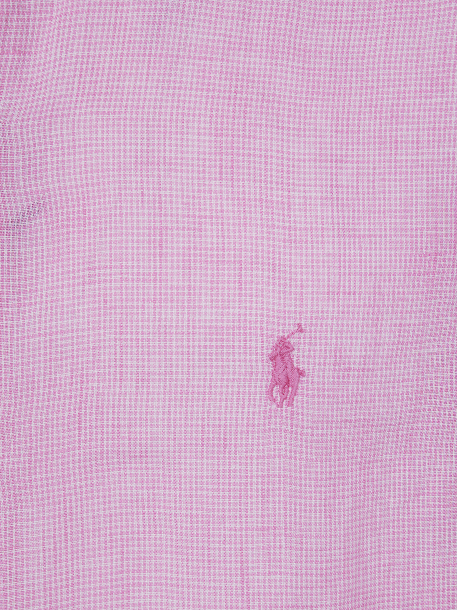 Shop Polo Ralph Lauren Linen Shirt In Pink White