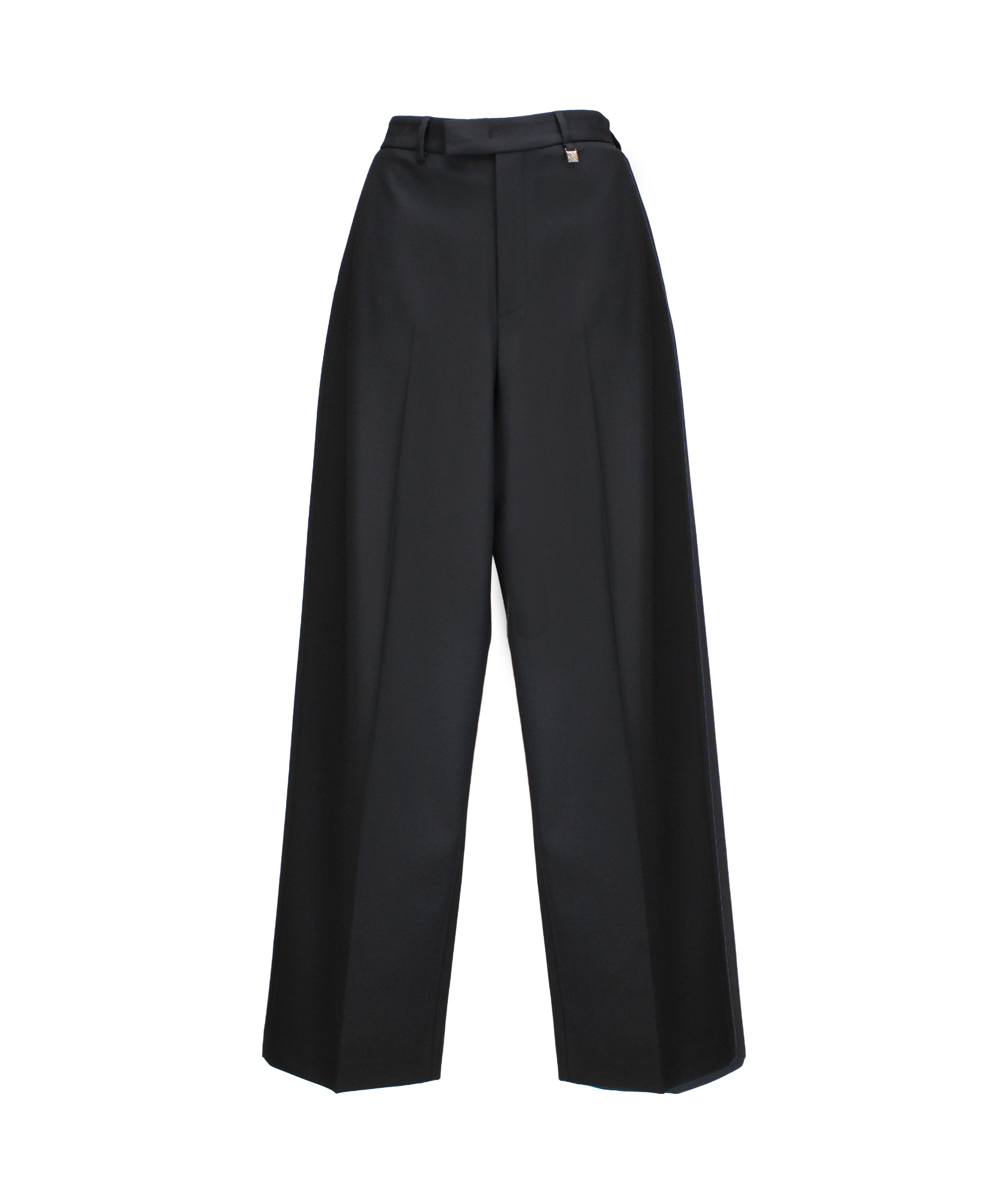 Giuseppe Di Morabito Wool Tailoring High Waist Straight Pants In Black