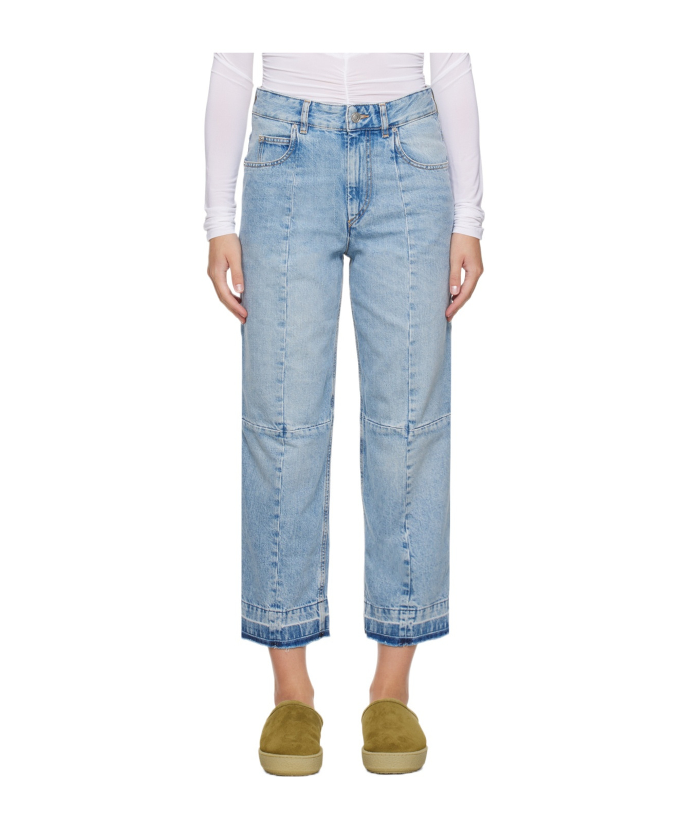 Isabel Marant Blue Norela Jeans In Blue