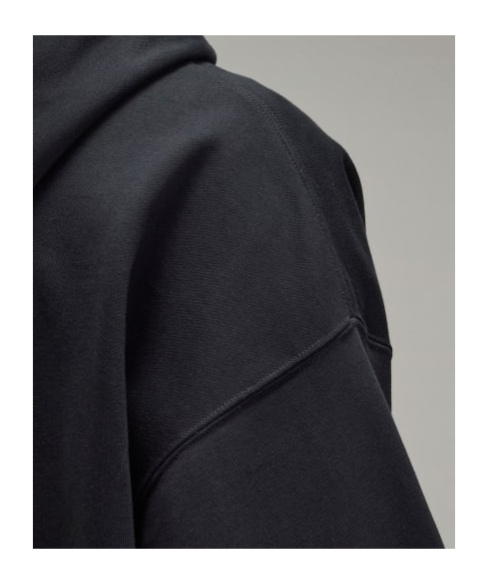 Shop Y-3 French-terry Hoodie In Black