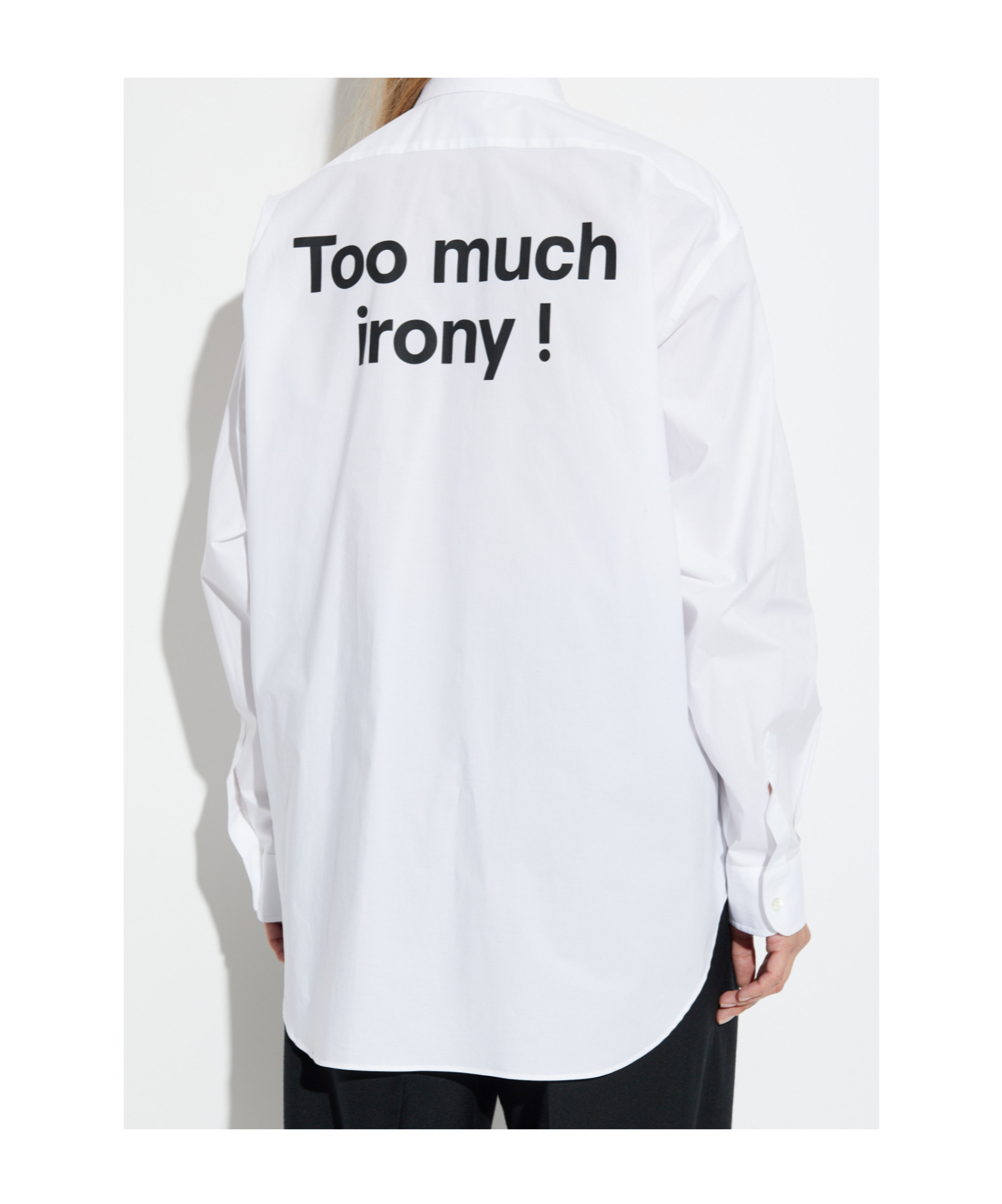 Moschino Long Sleeve Shirt In White