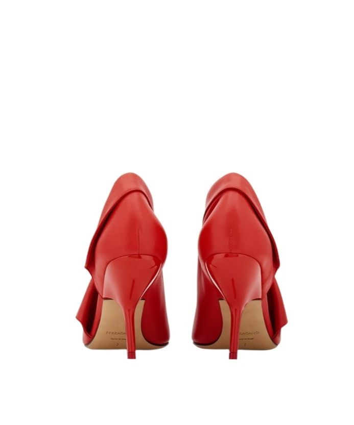 Ferragamo 85mm Eva Pumps In Red