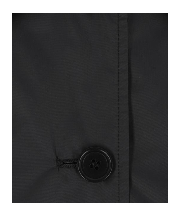 Aspesi Button-fastening Patch-pocket Jacket In Black